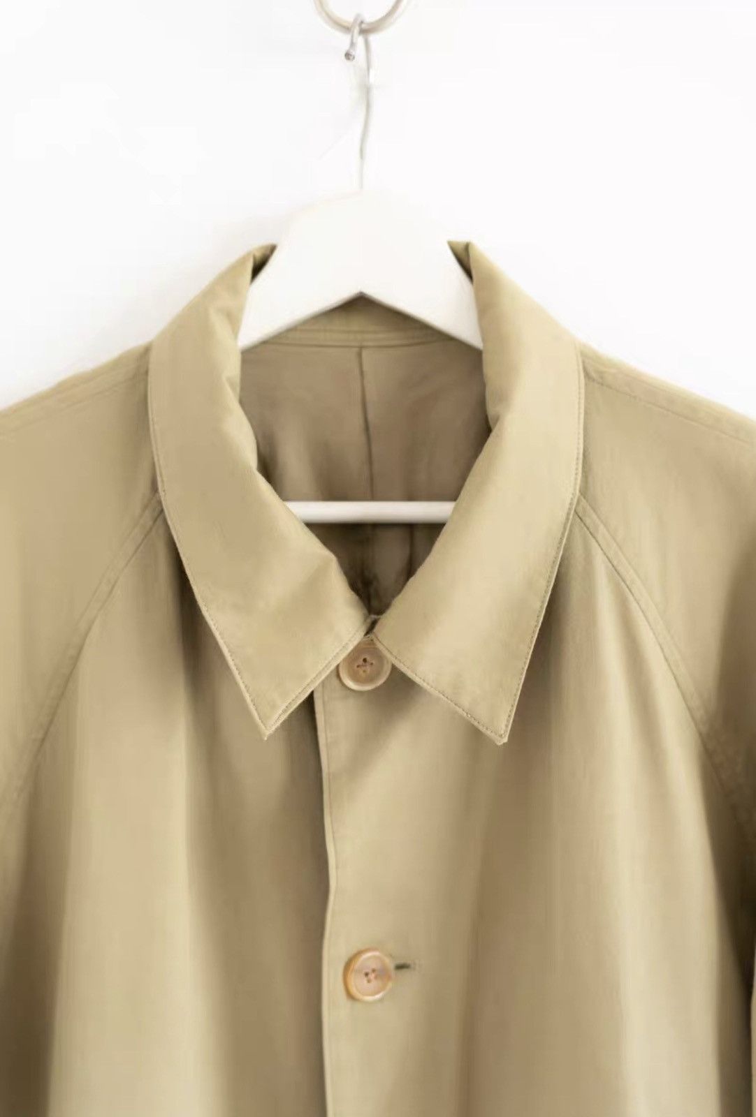 Yohji Yamamoto Yohji Yamamoto 90s Raglan Sleeve Open Collar Jacket K4 Size US L / EU 52-54 / 3 - 4 Thumbnail