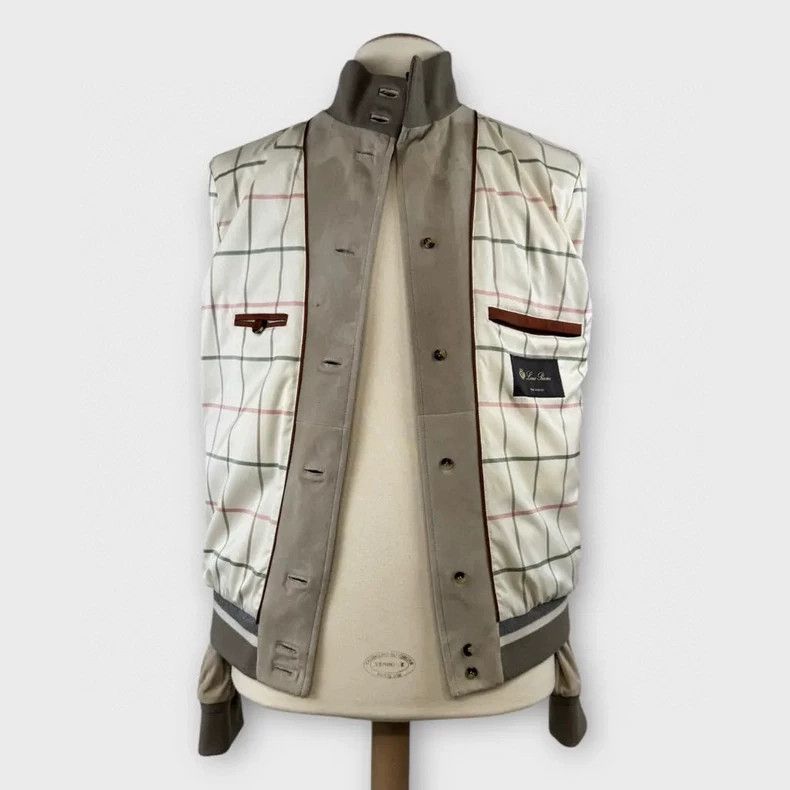 Loro Piana LORO PIANA Men's calf leather kidskin jacket Size US S / EU 44-46 / 1 - 5 Thumbnail