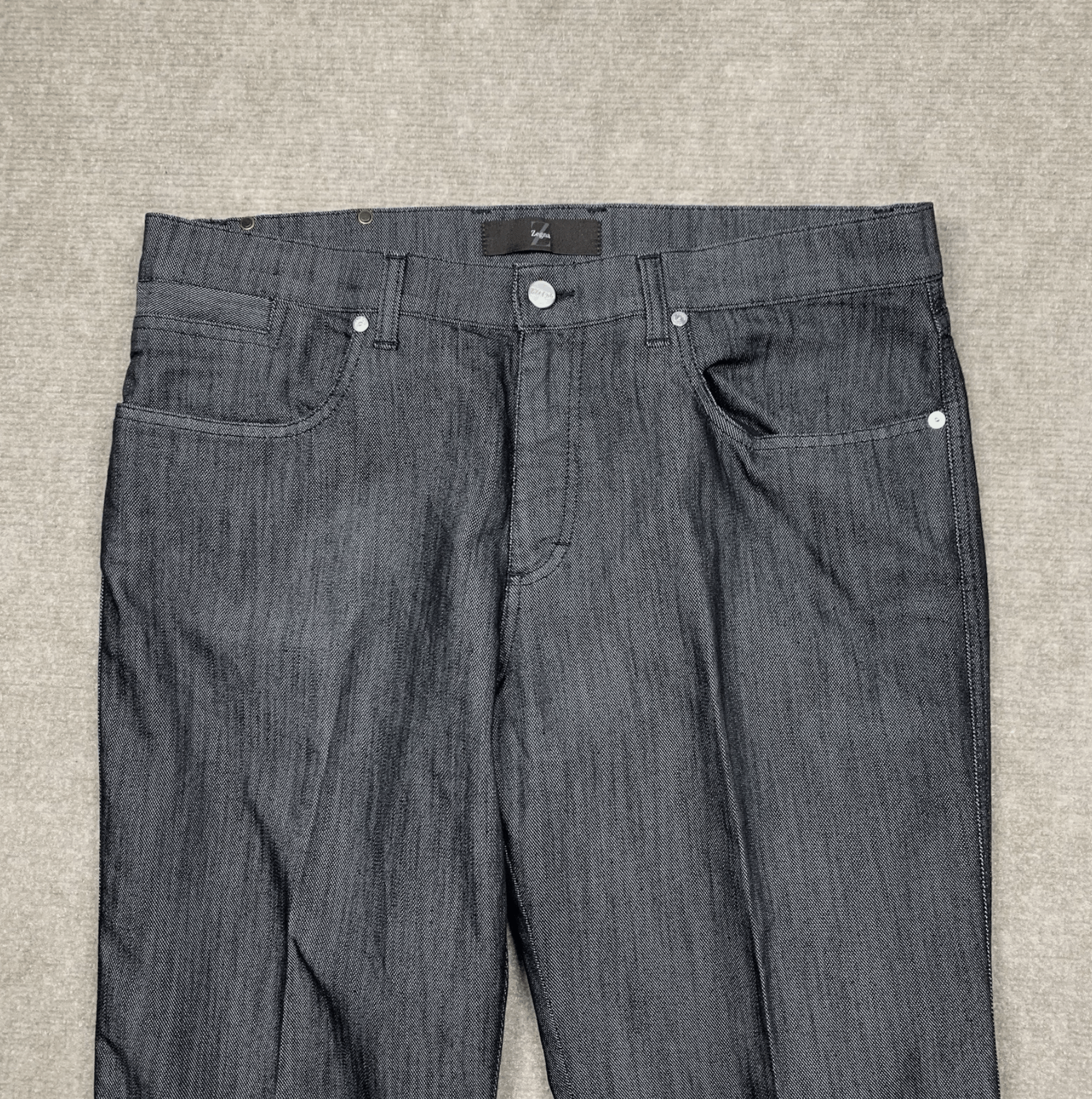 Ermenegildo Zegna Zegna Jeans Mens 36 Dark Blue Italy Pants 75ELC2 Size US 36 / EU 52 - 3 Thumbnail