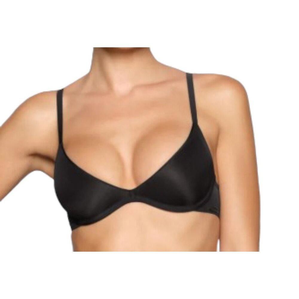 Designer SKB1694 Skims NWT Weightless Scoop Bra Onyx 36DDD Size ONE SIZE - 2 Thumbnail