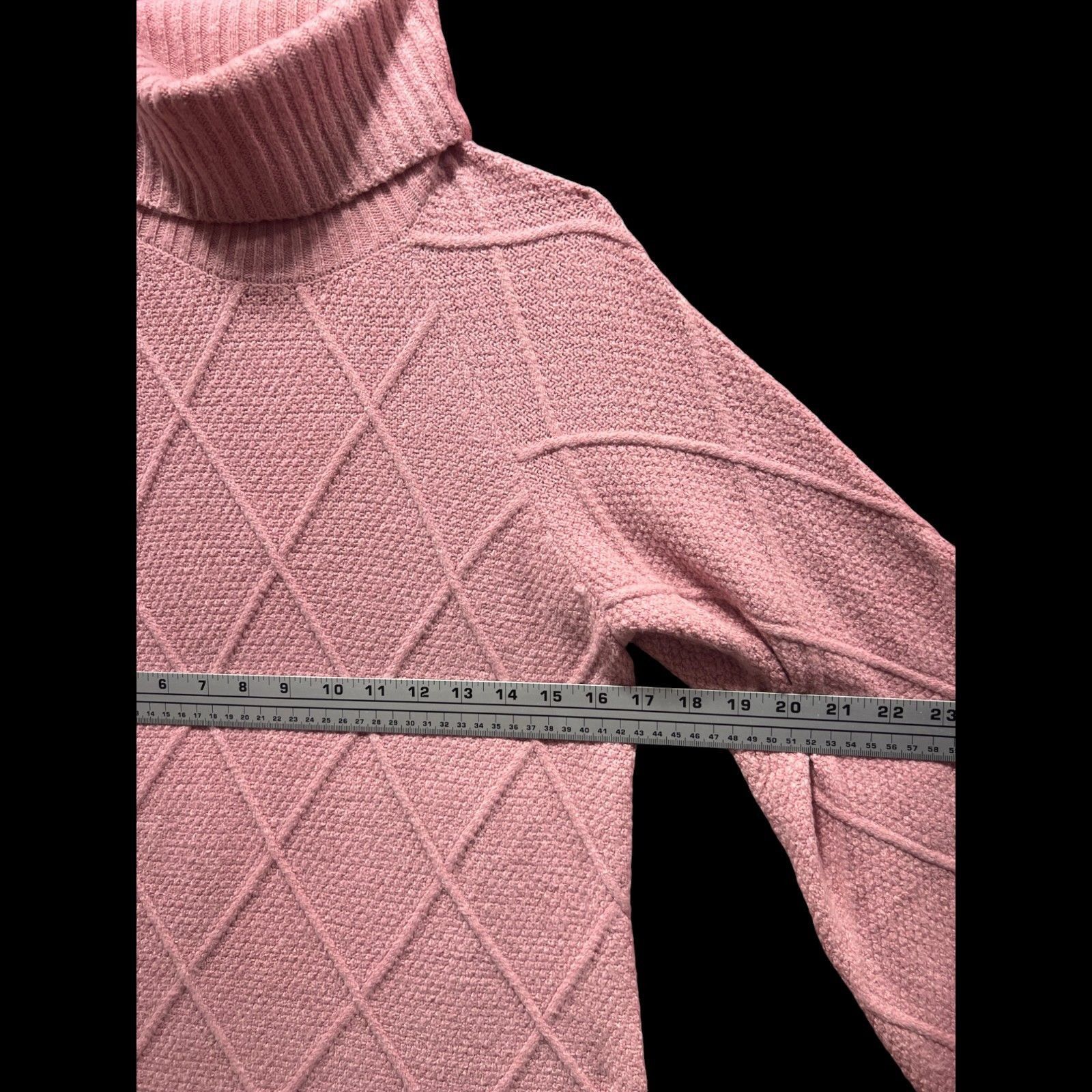rue21 Rue 21 - Women's Turtleneck Knitted Sweater Dress - Pink - M Size M / US 6-8 / IT 42-44 - 3 Thumbnail