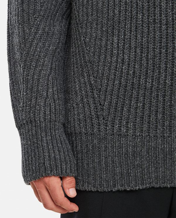 Alexander McQueen o1y1024 Sweater In Lead Size US M / EU 48-50 / 2 - 4 Thumbnail