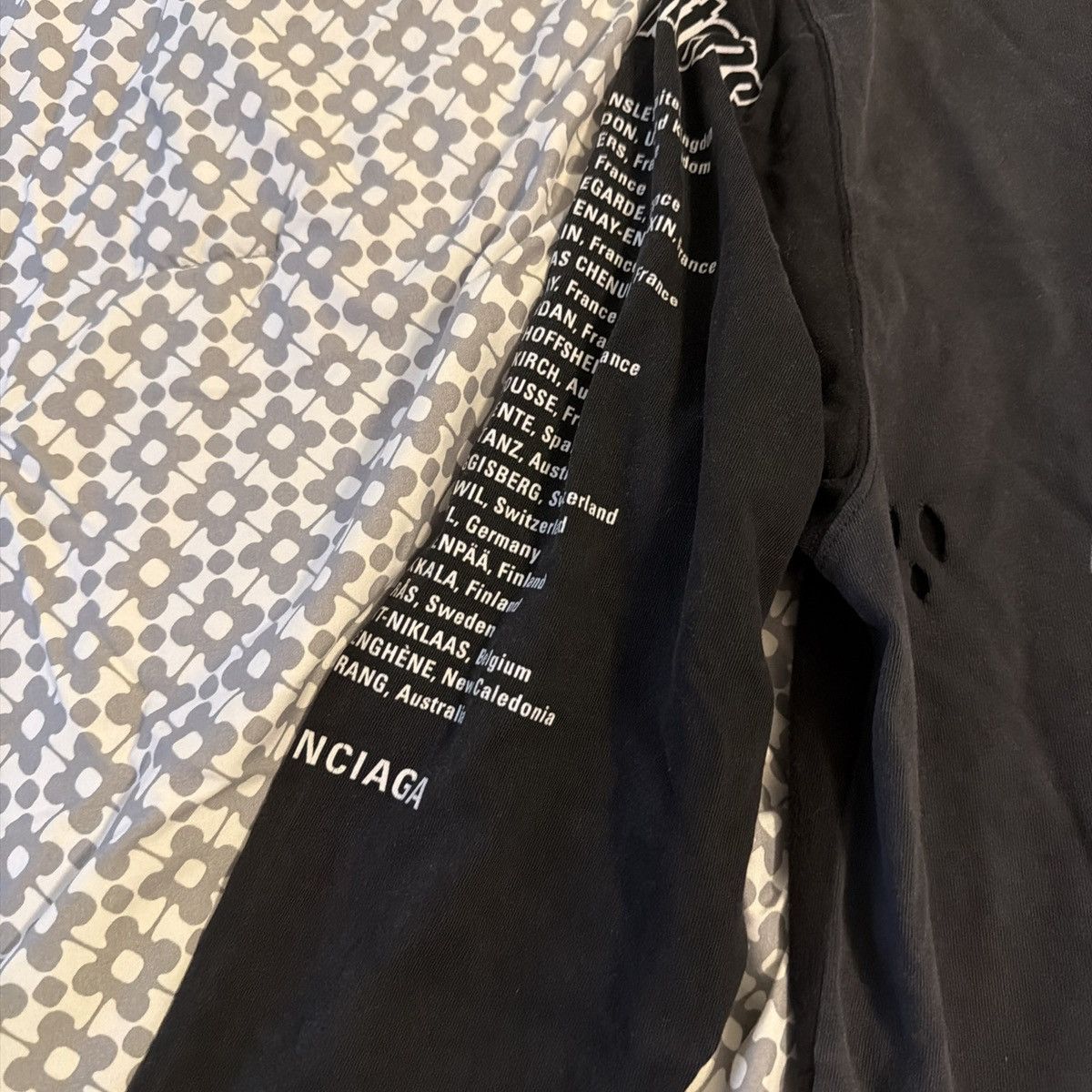 Balenciaga Balenciaga Speedhunters Upside Down Tee Long sleeve Size US L / EU 52-54 / 3 - 2 Thumbnail