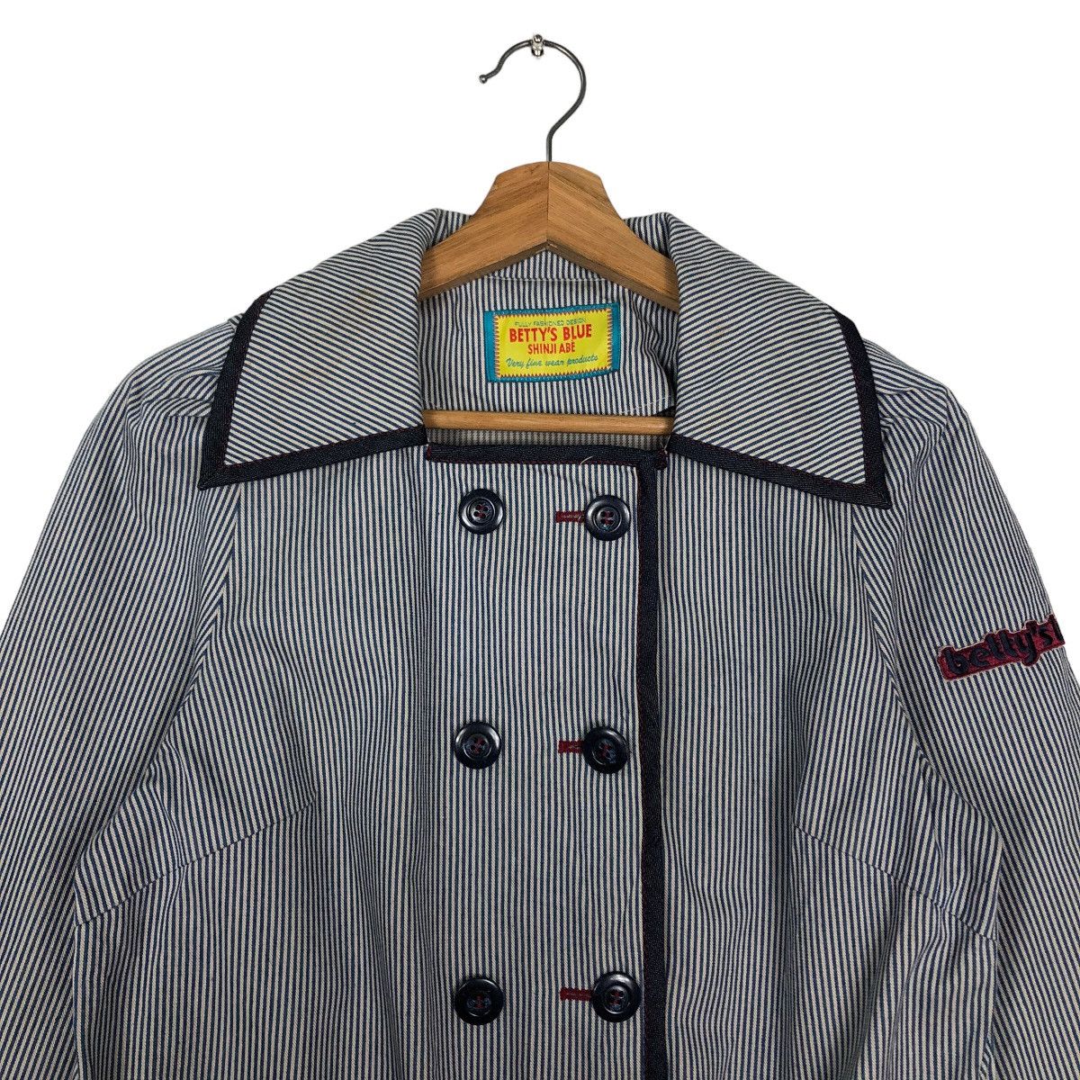 Japanese Brand 🔥Vtg Hickory Chore Jacket Striped Betty’s Blue Issey Miyake Size US M / EU 48-50 / 2 - 3 Thumbnail