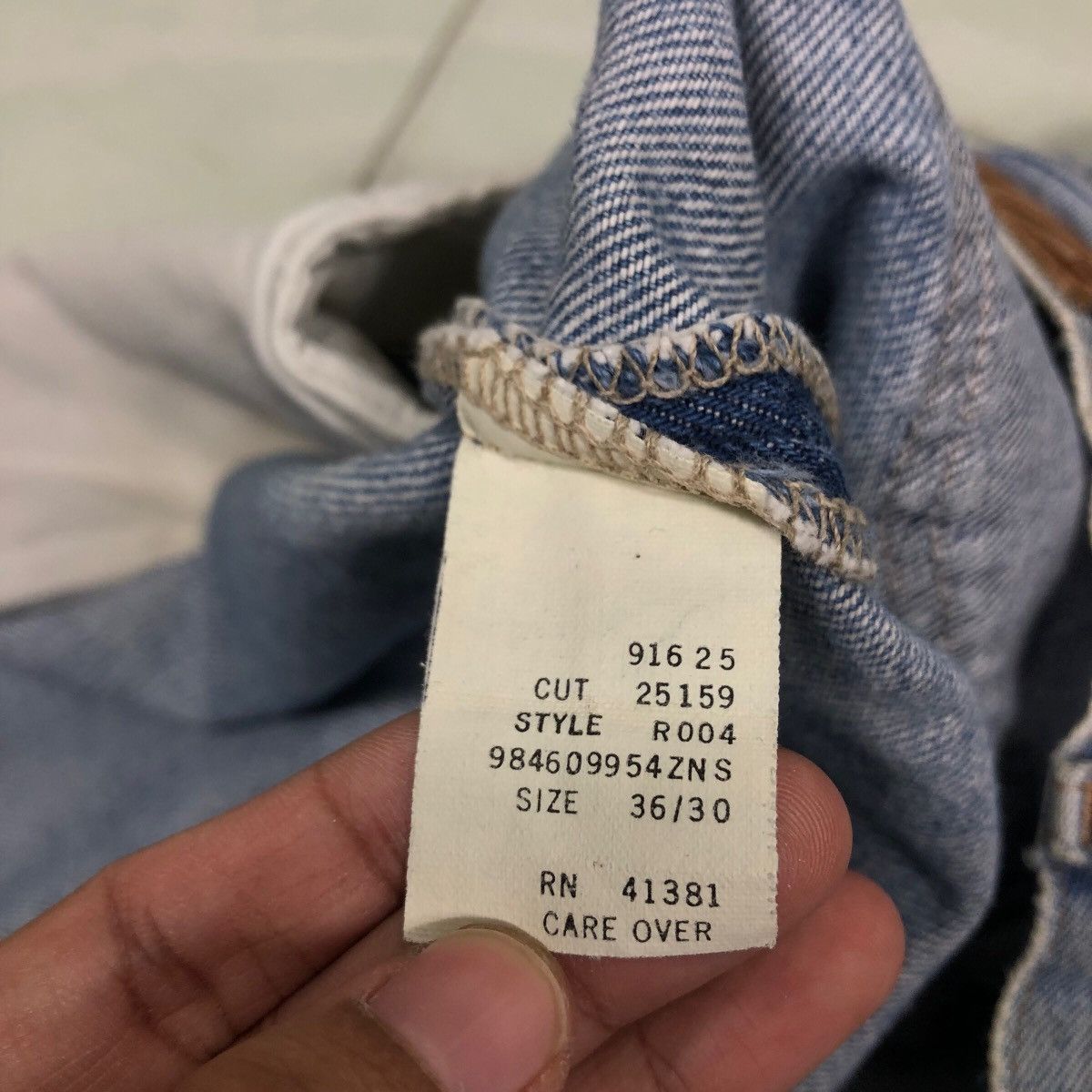 RRL Ralph Lauren 🔥VINTAGE SELVEDGES DENIM JEANS DOUBLE RL RRL DISTRESSED Size US 36 / EU 52 - 21 Thumbnail