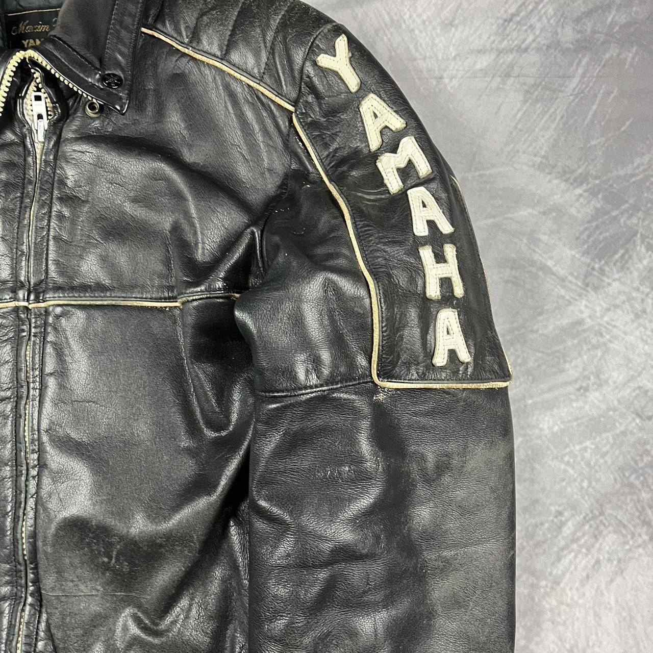 Yamaha Yamaha biker leather jacket Size US L / EU 52-54 / 3 - 5 Thumbnail