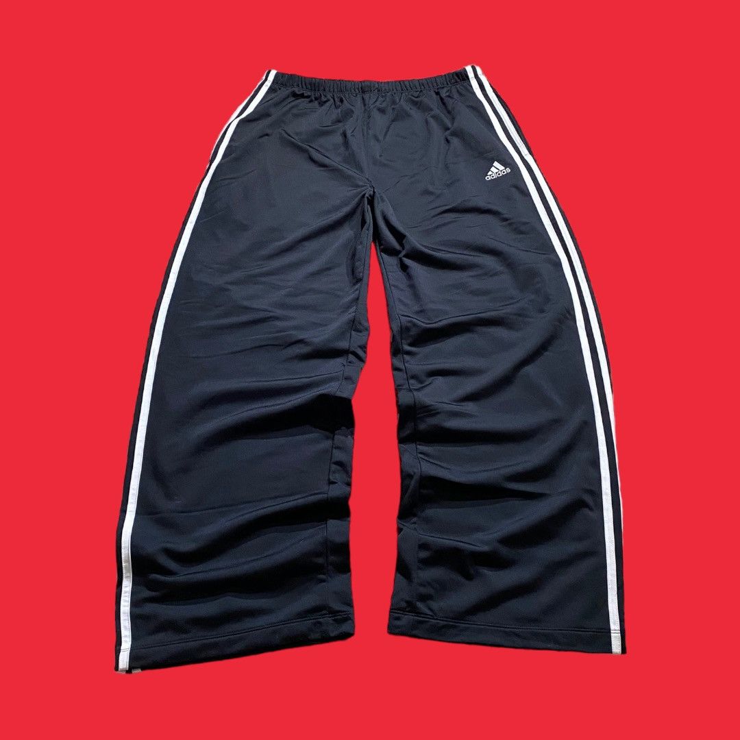 Adidas Vintage Adidas Classic 3 Stripe Baggy Sweatpants Grailed