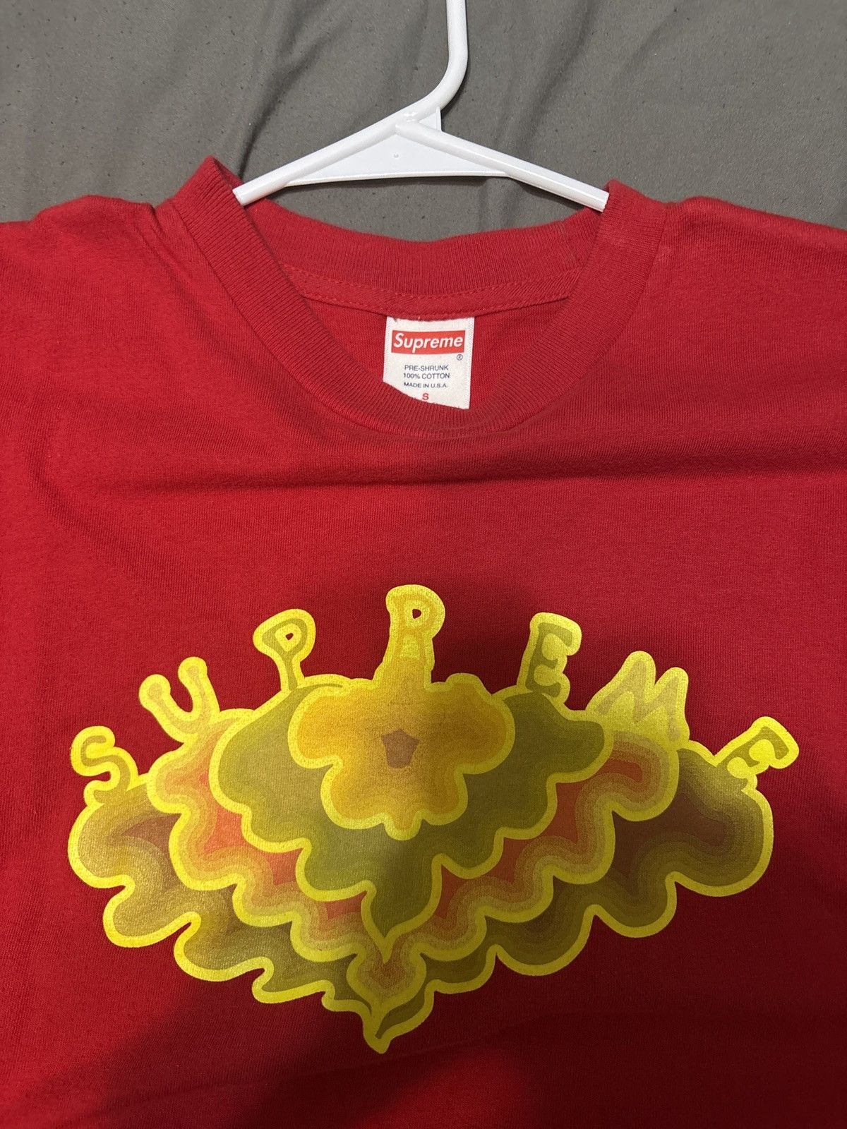 Supreme Red supreme tee Size US S / EU 44-46 / 1 - 2 Thumbnail