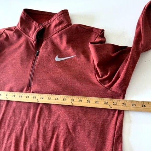 Nike NIKE Running Therma Sphere Element Burnt Orange Quarter Zip Pullover Mens XL Size US XL / EU 56 / 4 - 6 Thumbnail