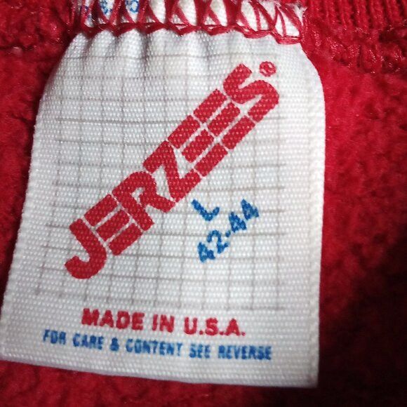 Jerzees Vintage Teddy Bear I Love Bowling Crewneck Sweatshirt Size US L / EU 52-54 / 3 - 4 Thumbnail