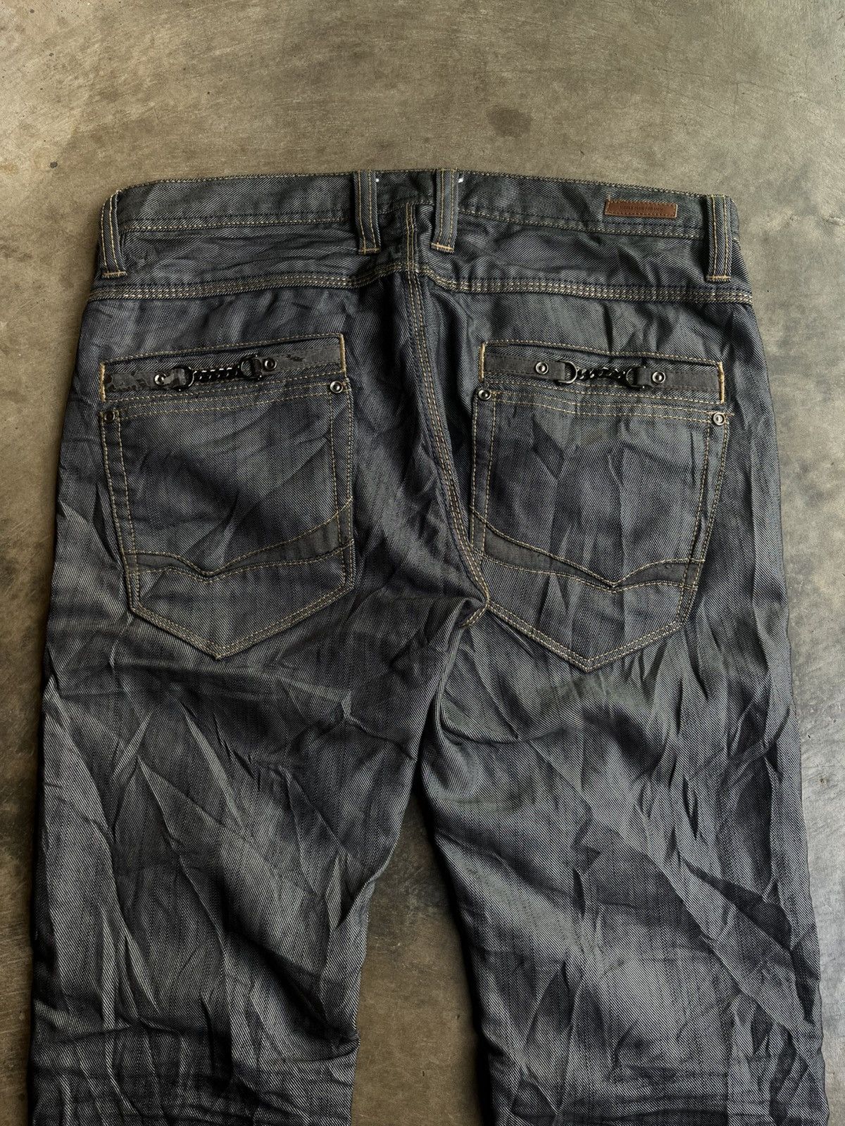 Isamu Katayama Backlash NCFM JAPANESE NICOLE CLUB FOR MEN FLARE DENIM PANTS BOOT CUT Size US 32 / EU 48 - 4 Thumbnail