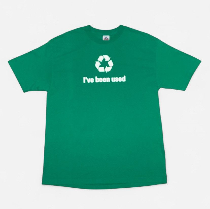 AAA Y2K I’ve been used recycled green funny T-shirt Size US XL / EU 56 / 4 - 2 Thumbnail
