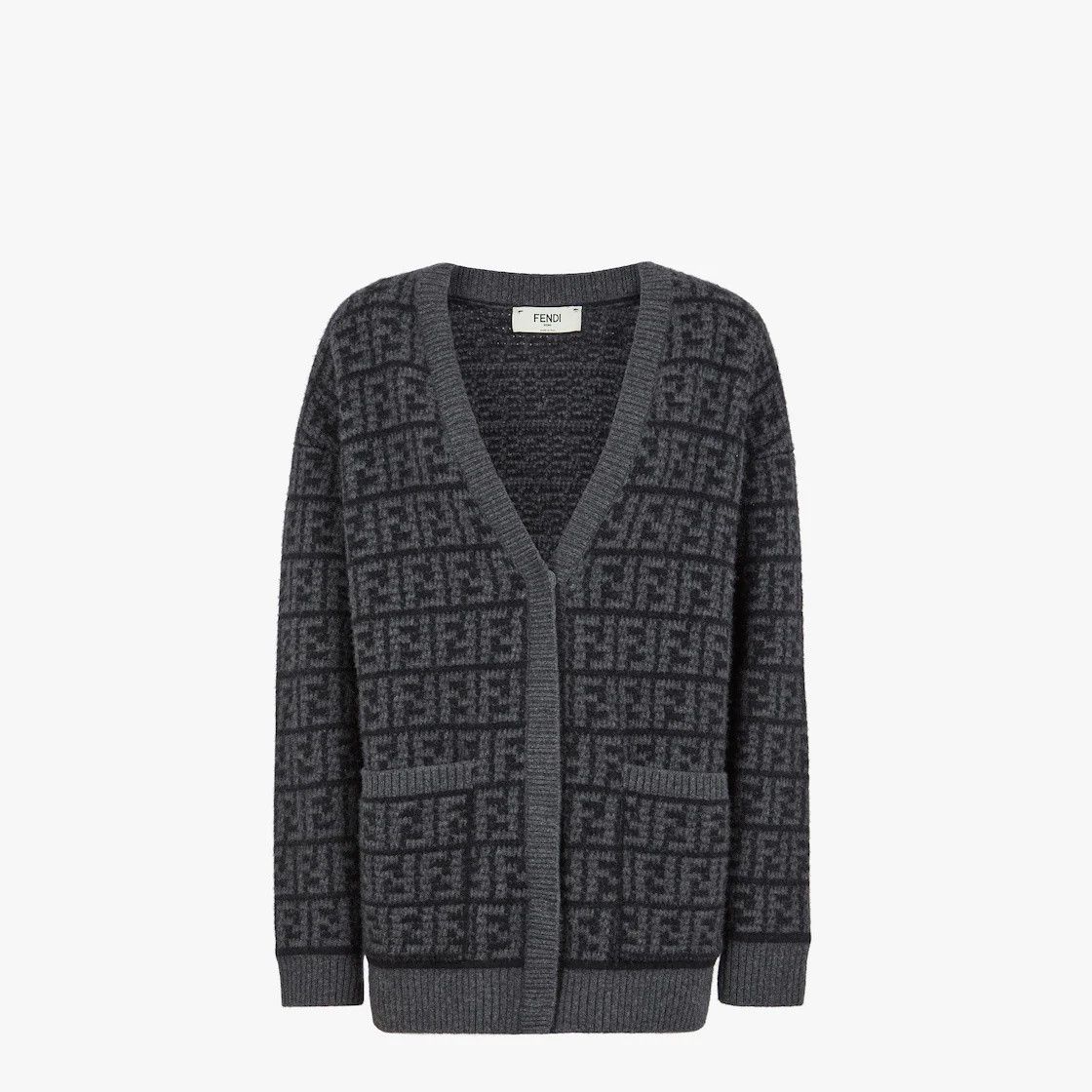 Fendi o1s1wg110825 Cardigan in Black Size L / US 10 / IT 46 - 1 Thumbnail