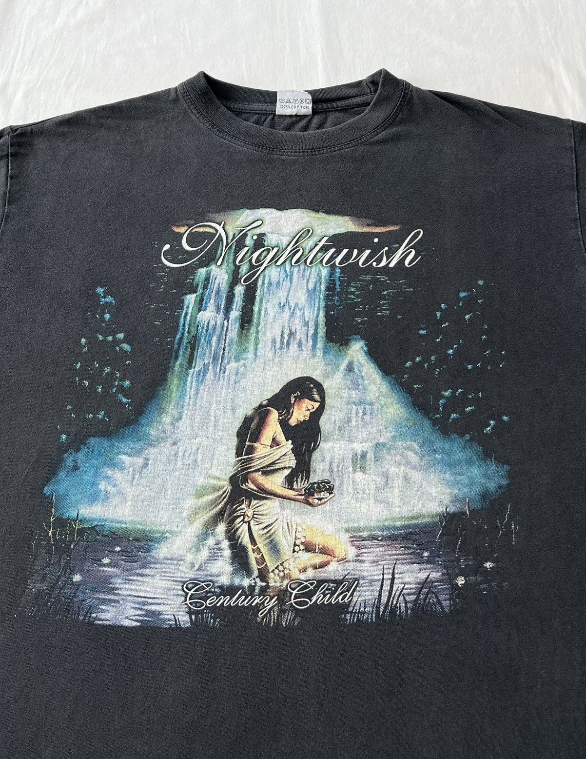 Band Tees Vintage 2002 Nightwish Century Child Metal Band T-shirt Size US L / EU 52-54 / 3 - 5 Thumbnail