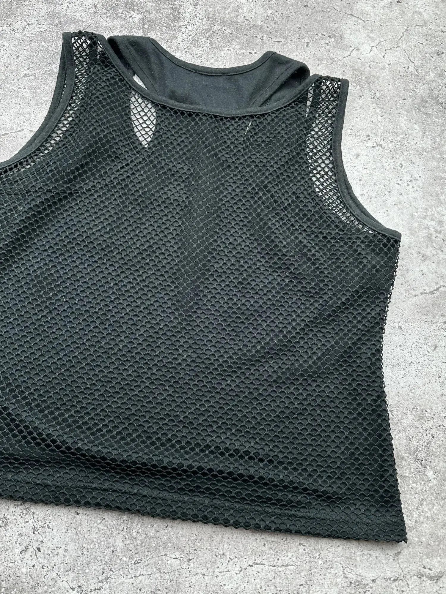 Vintage Vintage Mesh Tank Top C499(V267) Size L / US 10 / IT 46 - 6 Thumbnail