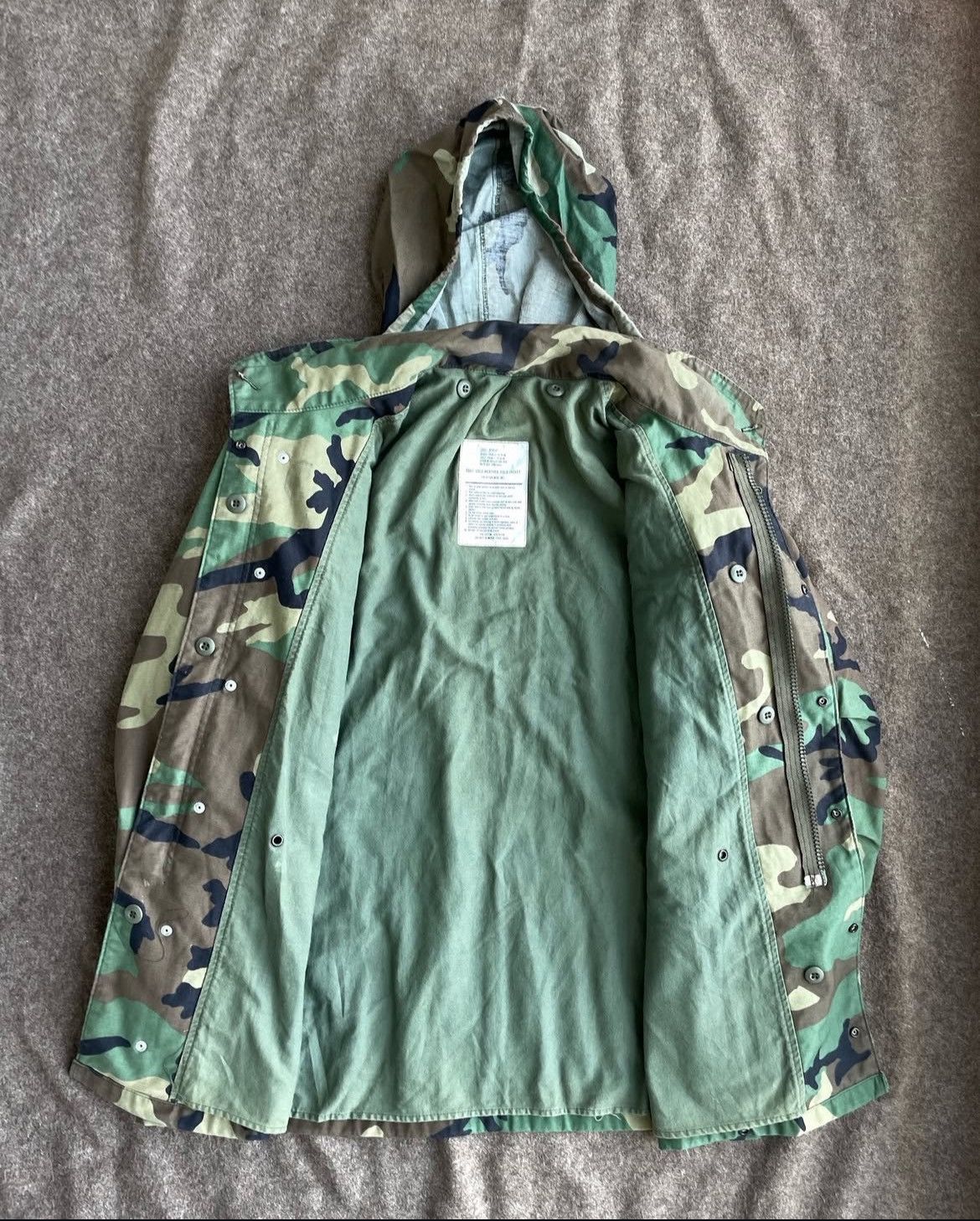 Other US Army M 65 Woodland Field Jacket Size US L / EU 52-54 / 3 - 8 Thumbnail