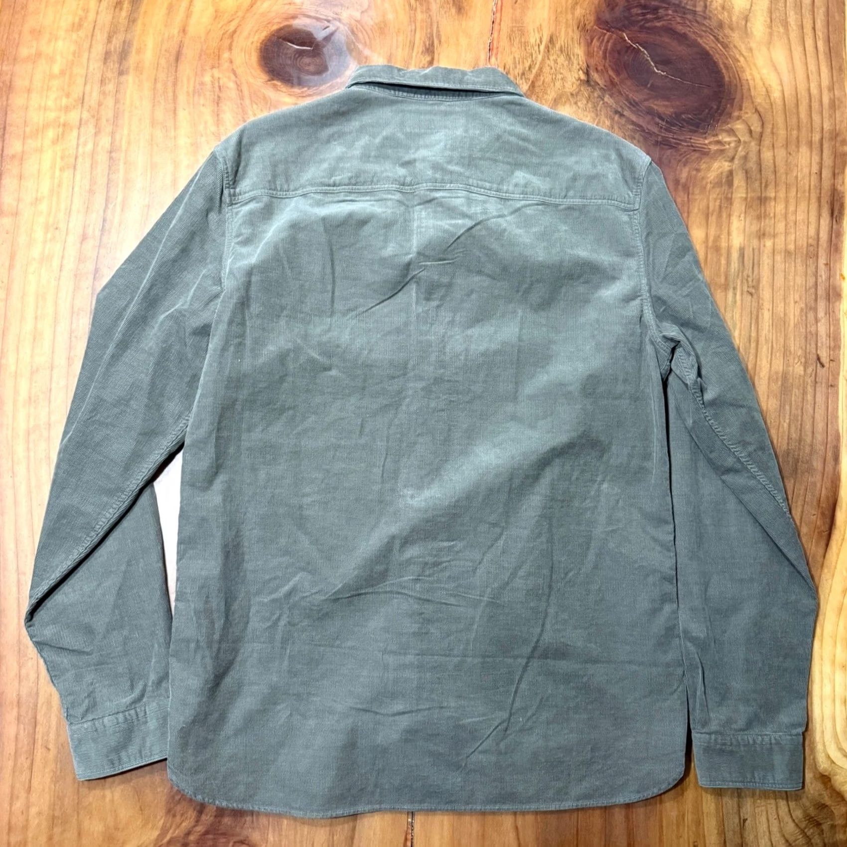 Allsaints ALLSAINTS Shirt Mens L Corduroy Organic Cotton Button Long Sleeve GG13 Size US L / EU 52-54 / 3 - 5 Thumbnail
