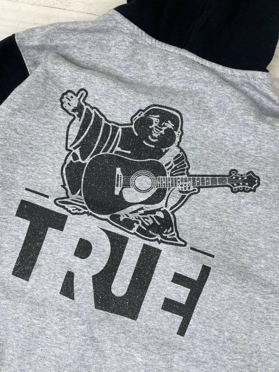 True Religion Vintage True Religion Zip Up Hoodie Buddha Big Logo Y2K Size US L / EU 52-54 / 3 - 13 Thumbnail