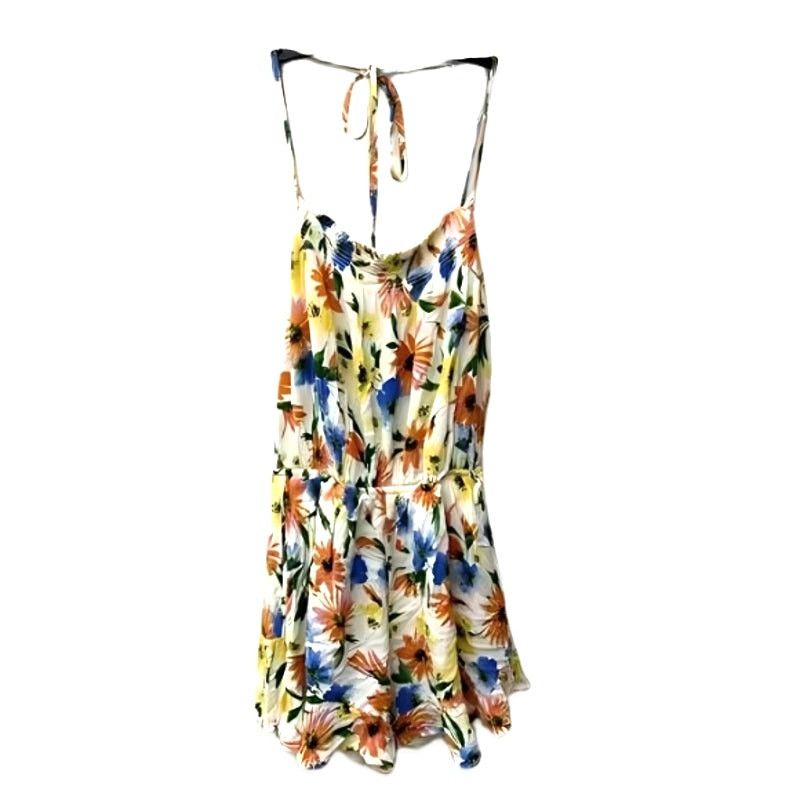 Other All In Favor Romper Floral Adjustable Tie Multi S NWT Size 34" / US 12 / IT 48 - 1 Thumbnail