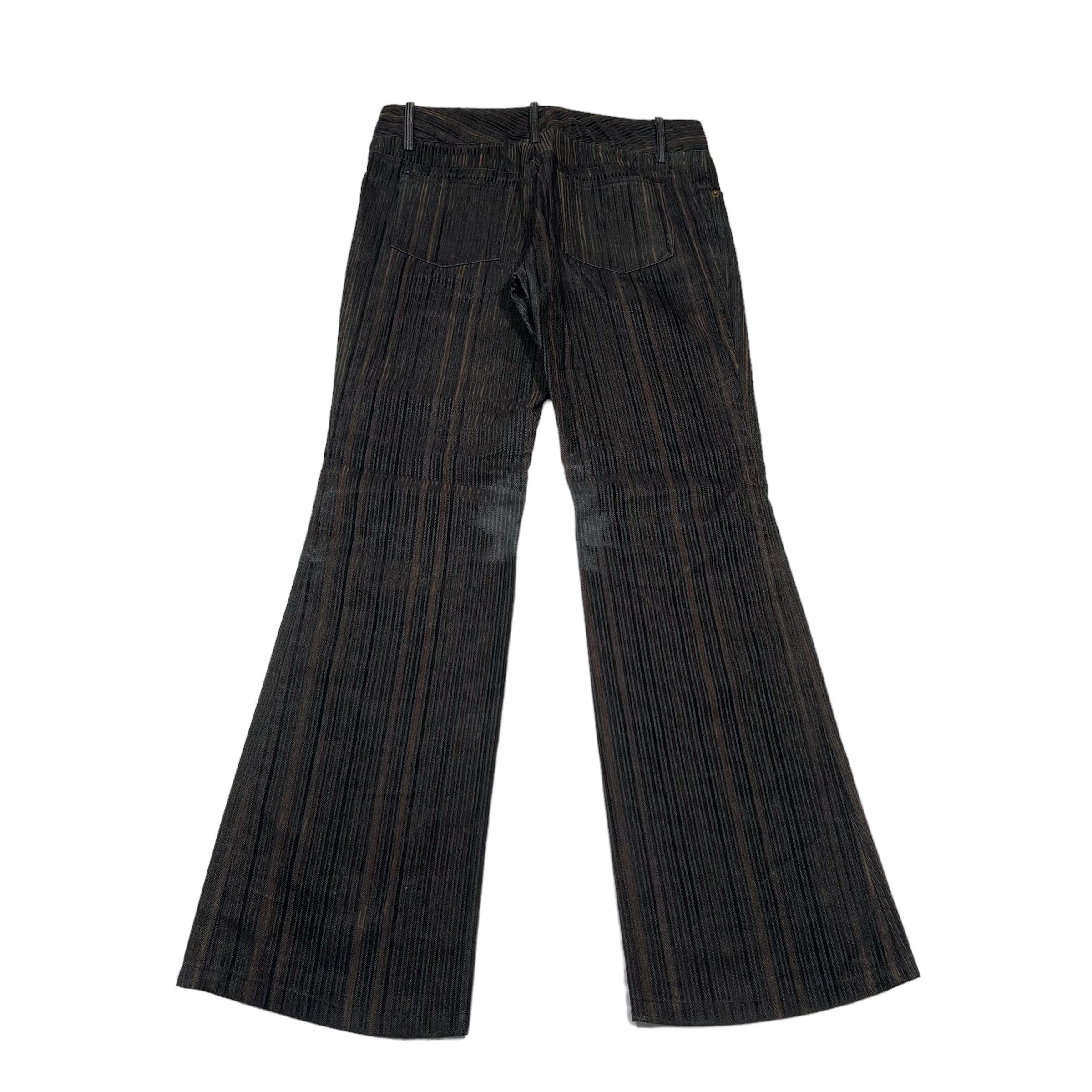 If Six Was Nine × Le Grande Bleu (L.G.B.) × Tornado Mart Tornado Mart Corduroy Striped Flare Pants Size US 30 / EU 46 - 2 Thumbnail