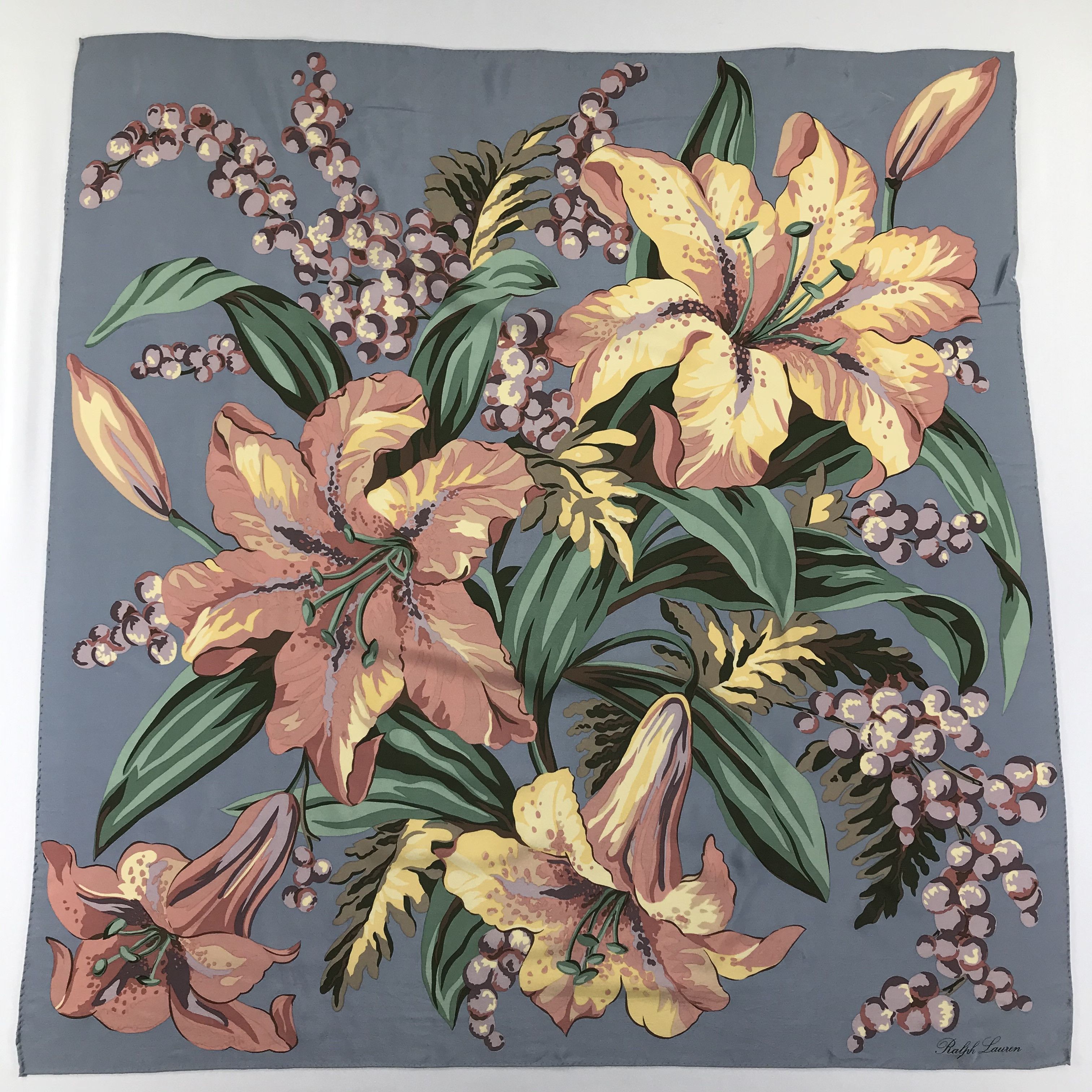 Ralph Lauren Vintage Ralph Lauren Silk Scarf Size ONE SIZE - 2 Thumbnail
