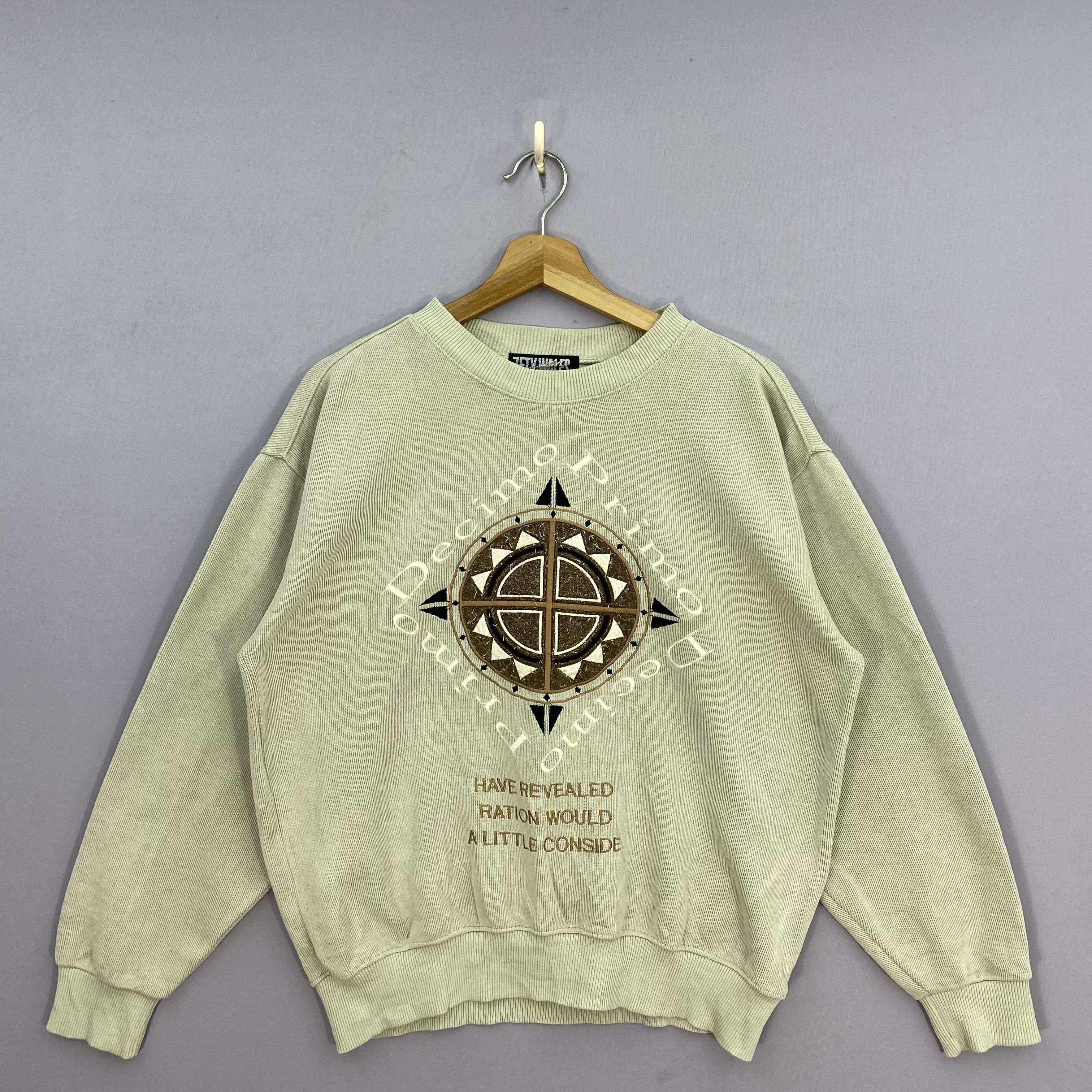Japanese Brand Vintage 90s Zety Wales Decimo Primo Embroidered Sweatshirt Size US L / EU 52-54 / 3 - 2 Thumbnail