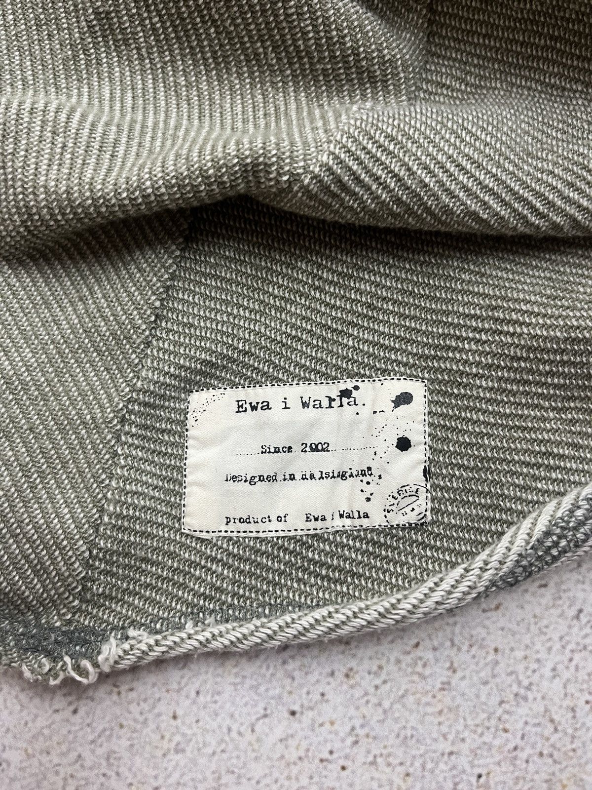 Other DDP Ewa I Walla Gray Cotton Sweatshirt Size L Size L / US 10 / IT 46 - 9 Thumbnail