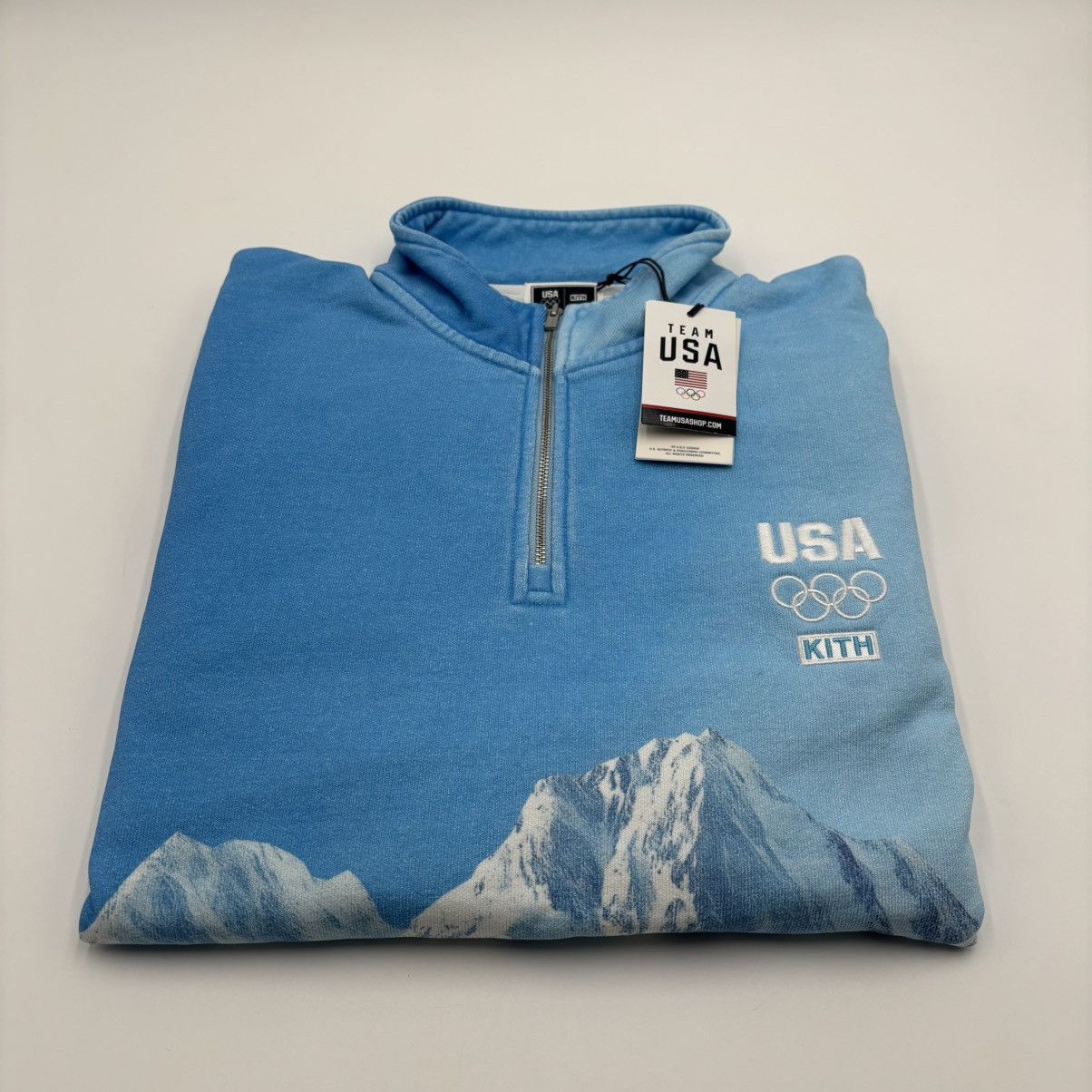 Kith Team USA Winter Mountain Quarter Zip Size XL Men’s