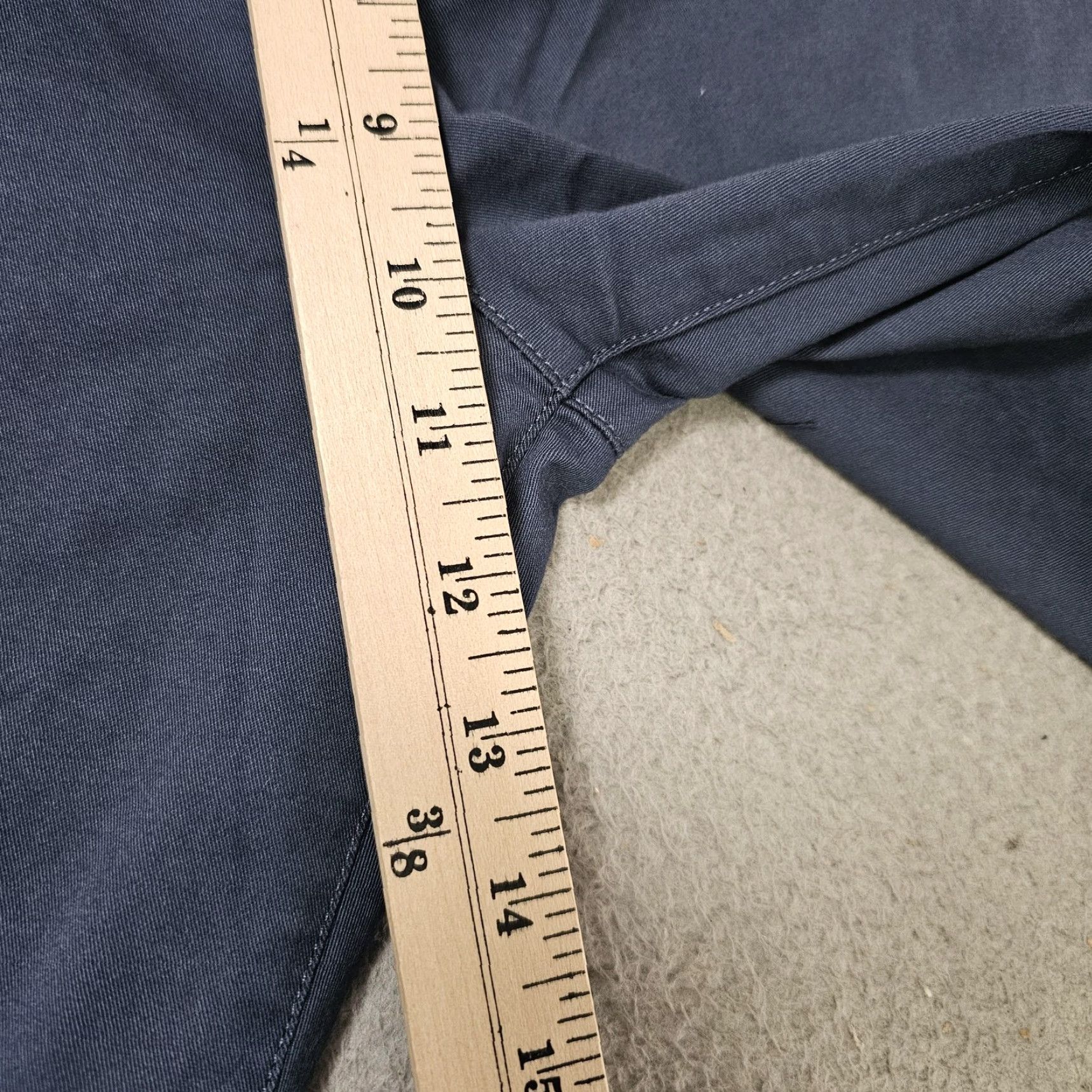 Express Express Chino Pants Mens 32x28 Blue Hyper Stretch Slim Tech Size US 32 / EU 48 - 5 Thumbnail