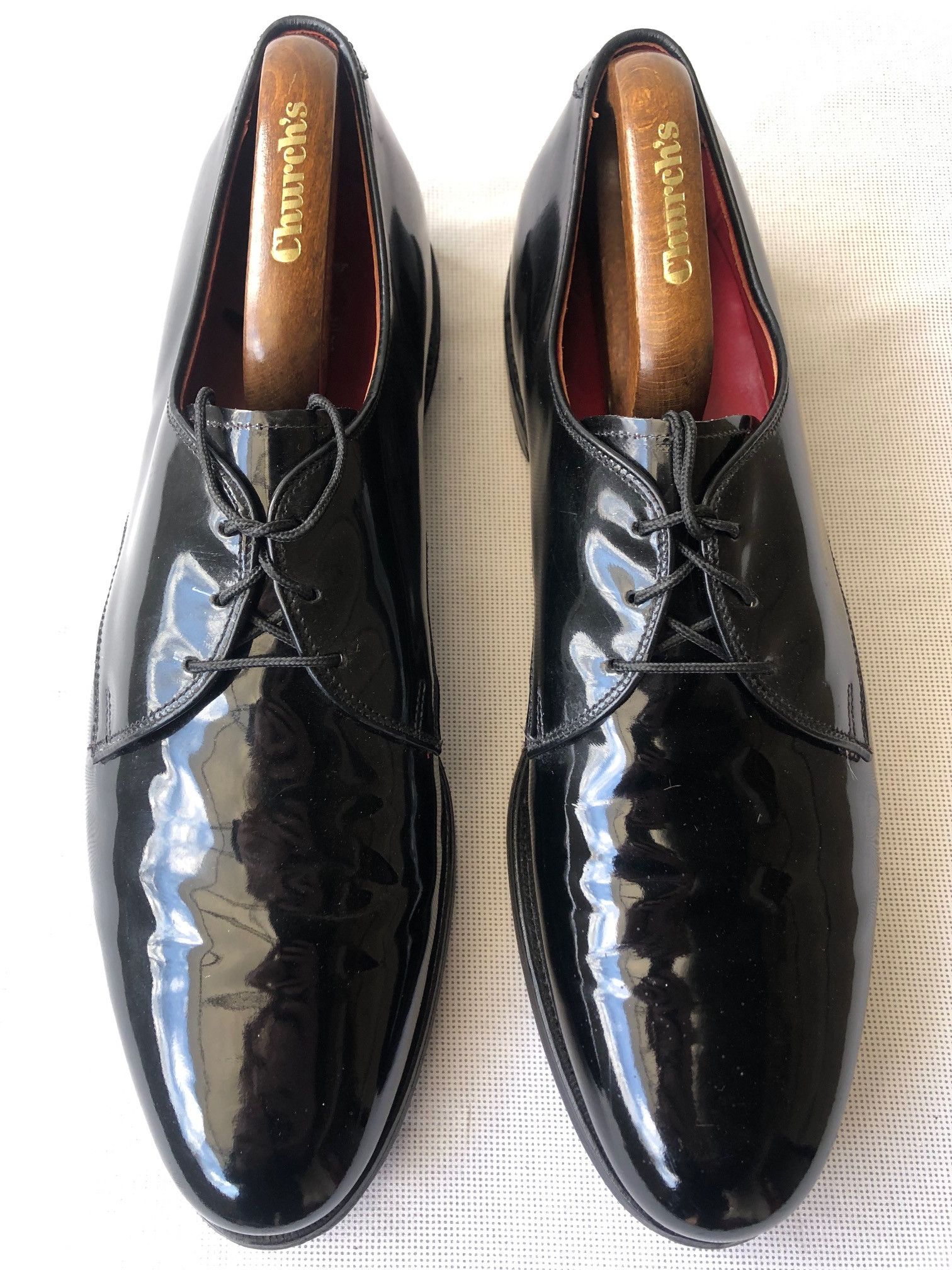 Sz 15 B Mens Allen Edmonds Spencer Black Patent Leather Tuxedo Formal Shoes Allen Edmonds \ main image 4