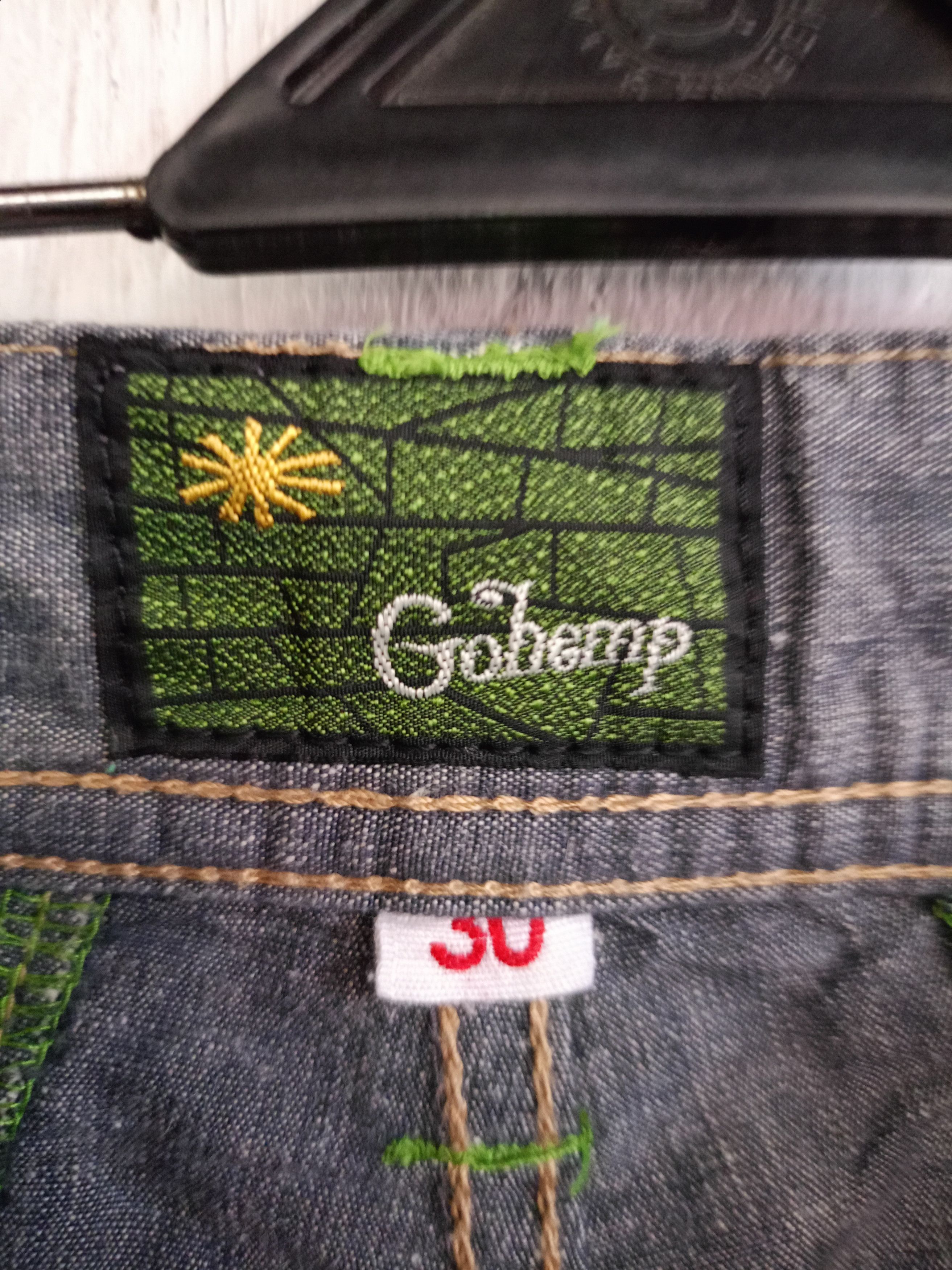 Japanese Brand 2000s Gohemp Big Pocket Denim Pants Size US 30 / EU 46 - 5 Thumbnail