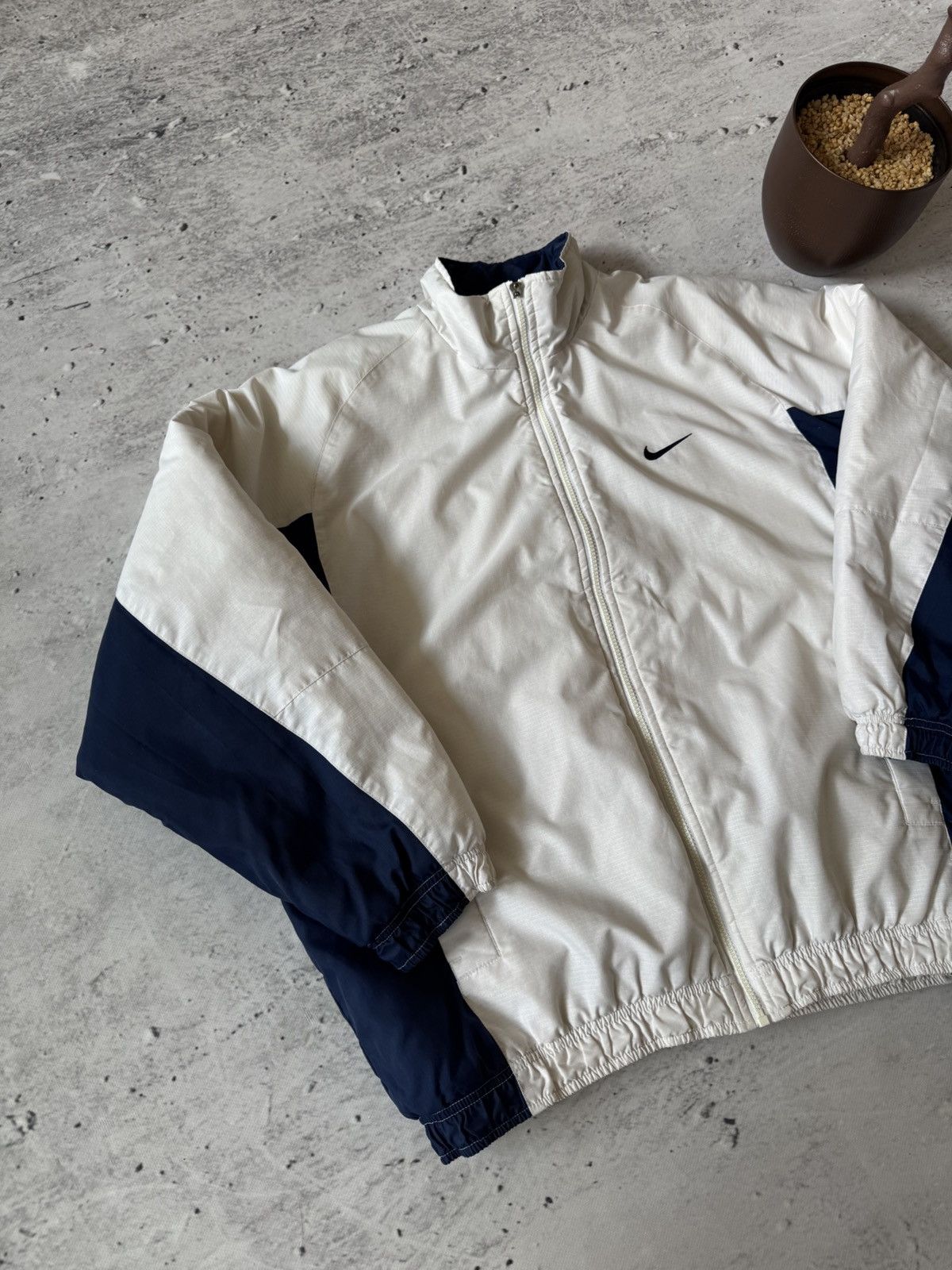 Nike × Vintage NIKE VINTAGE BASIC LOGO OVERSIZE BAGGY LIGHT JACKET Size US M / EU 48-50 / 2 - 3 Thumbnail