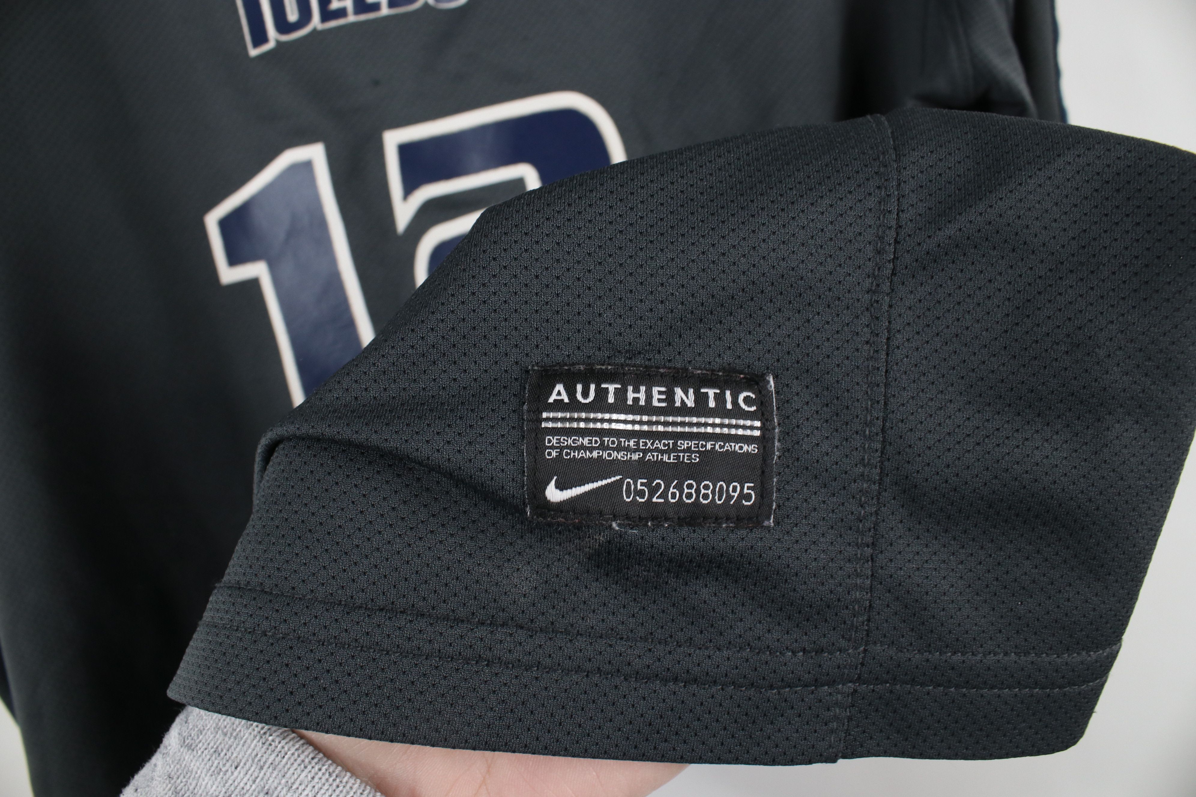 Nike × Vintage Nike Game Worn University of Toledo Soccer Jersey Gray #12 Size US S / EU 44-46 / 1 - 9 Thumbnail