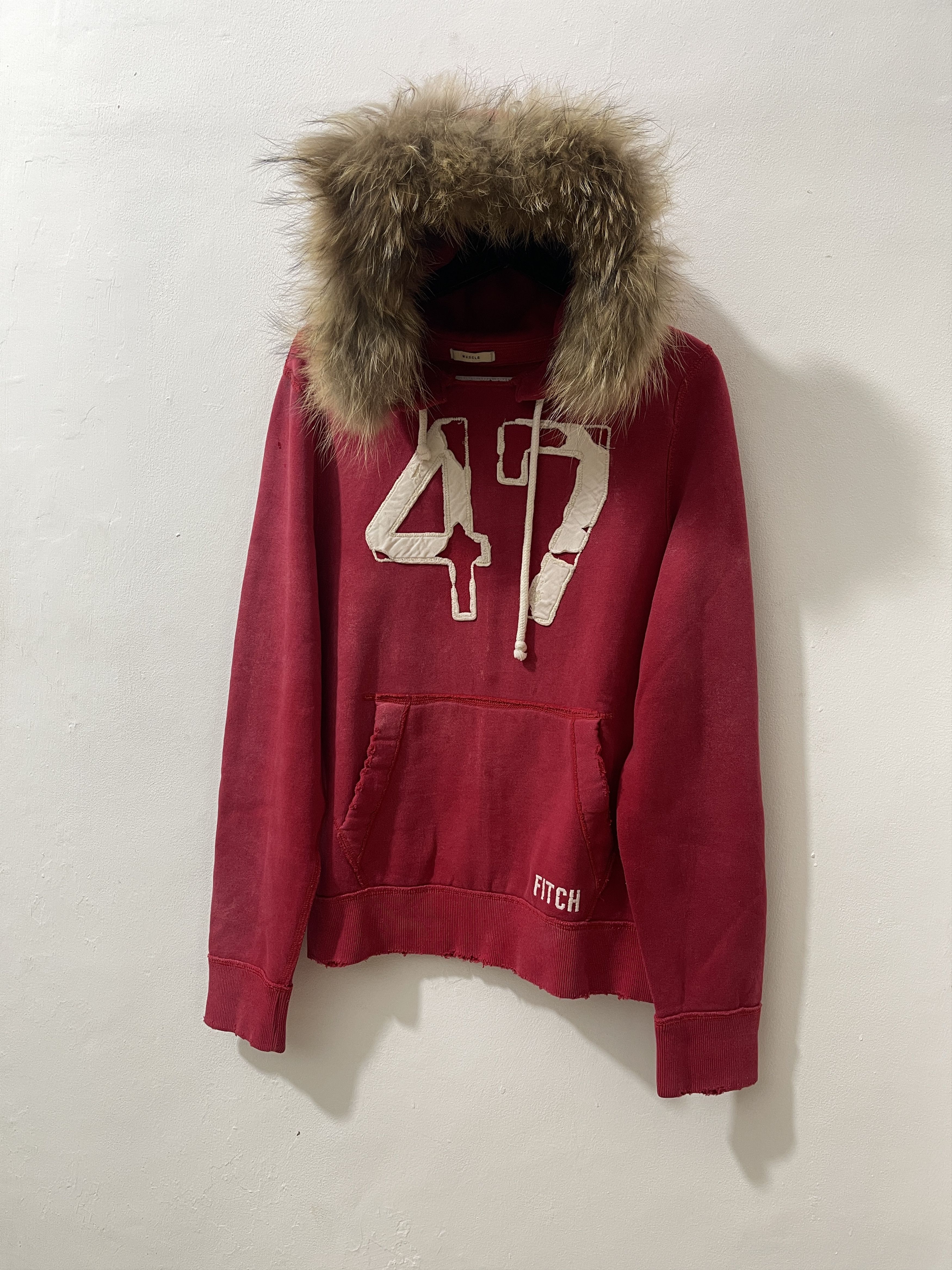 Abercrombie & Fitch Thrashed Abercrombie & Fitch Y2k Sun Fade Fur Opium Style Size US L / EU 52-54 / 3 - 2 Thumbnail