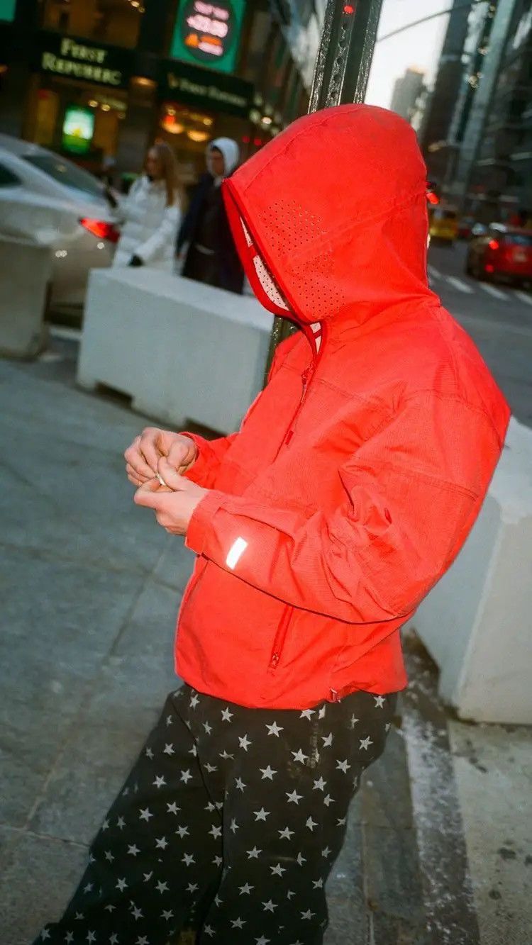 Supreme Full Zip Facemask Jacket Red