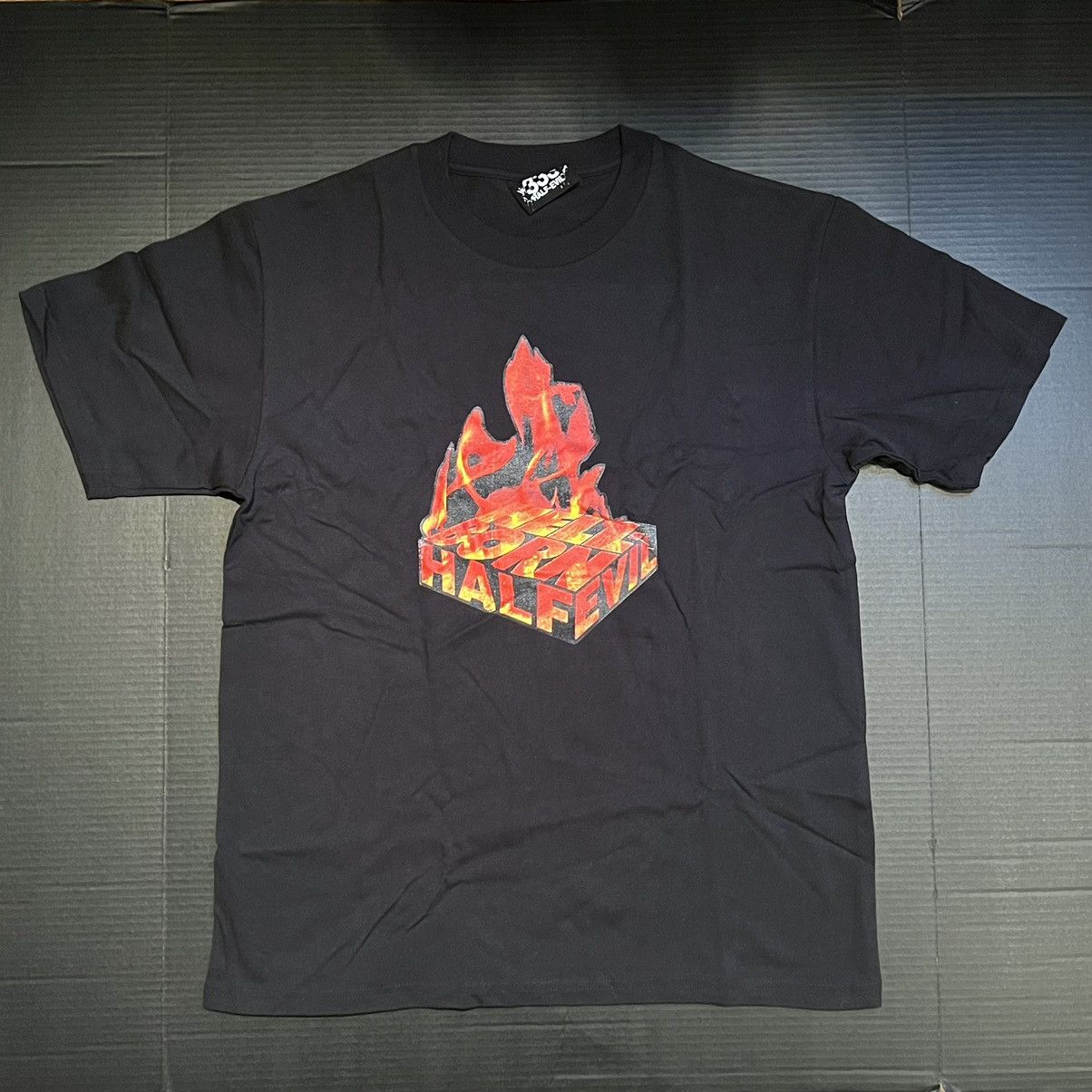 Half Evil Half Evil 333 Hell Born Fire T-Shirt - Black MD Size US M / EU 48-50 / 2 - 1 Preview