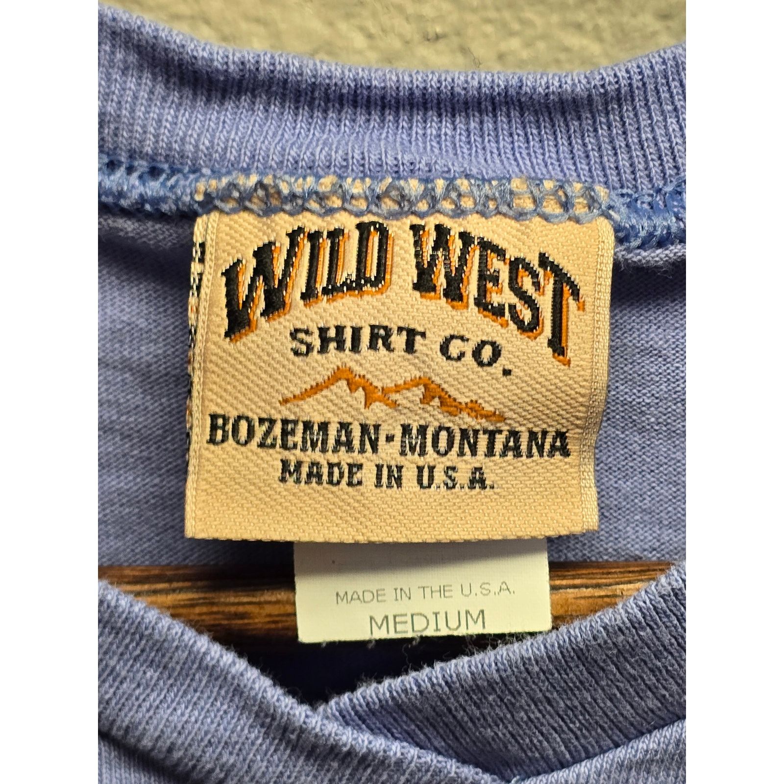 Vintage Vintage Eureka Montana Blue Graphic Tee Medium Size M / US 6-8 / IT 42-44 - 4 Thumbnail