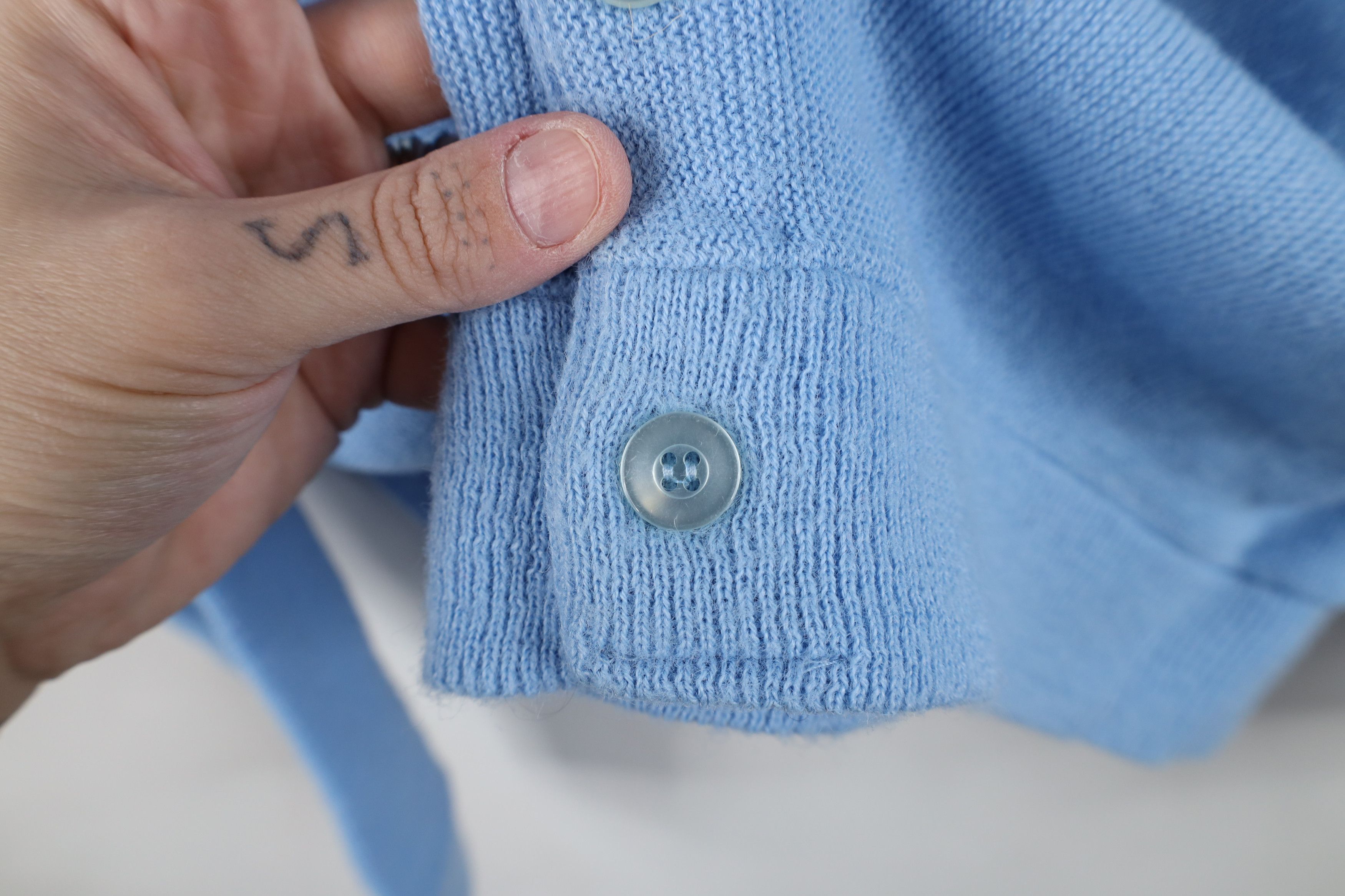 Vintage Vintage 60s 70s Streetwear Sweater Carolina Blue USA Size US L / EU 52-54 / 3 - 6 Thumbnail
