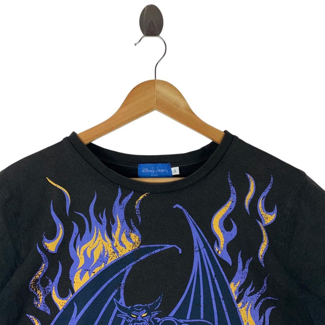 Disney Vintage fantasmic villian CHERNABOG big printed disney tee Size US L / EU 52-54 / 3 - 2 Thumbnail