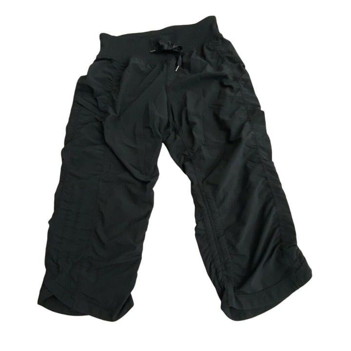 Other ZELLA Women's Size 0 Black Eclipse MOVE IT Ruched Capri Pant Size 25" / US 0 / IT 36 - 4 Thumbnail