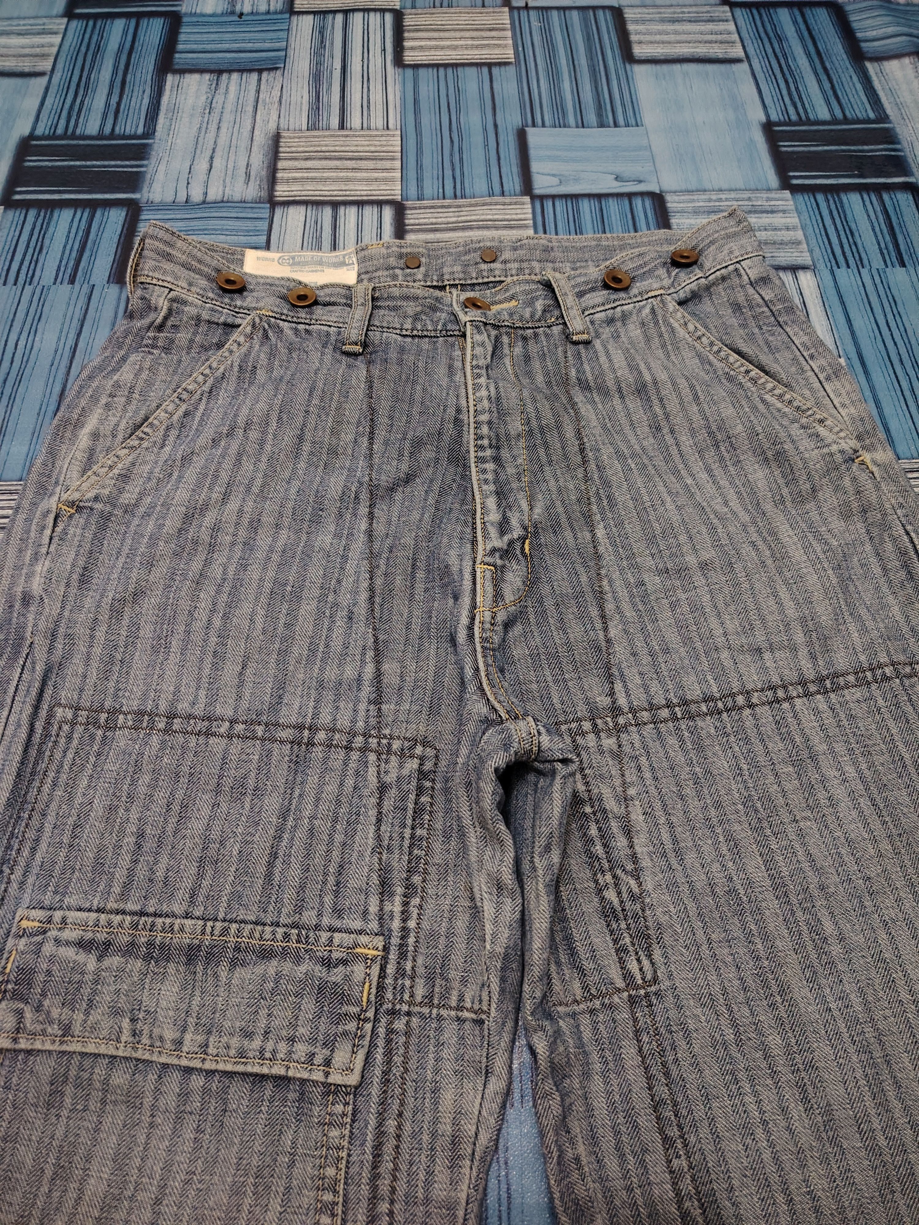 Japanese Brand Japanese Made Of Works Ciaopani-c Distressed Worker pants Size US 30 / EU 46 - 3 Thumbnail