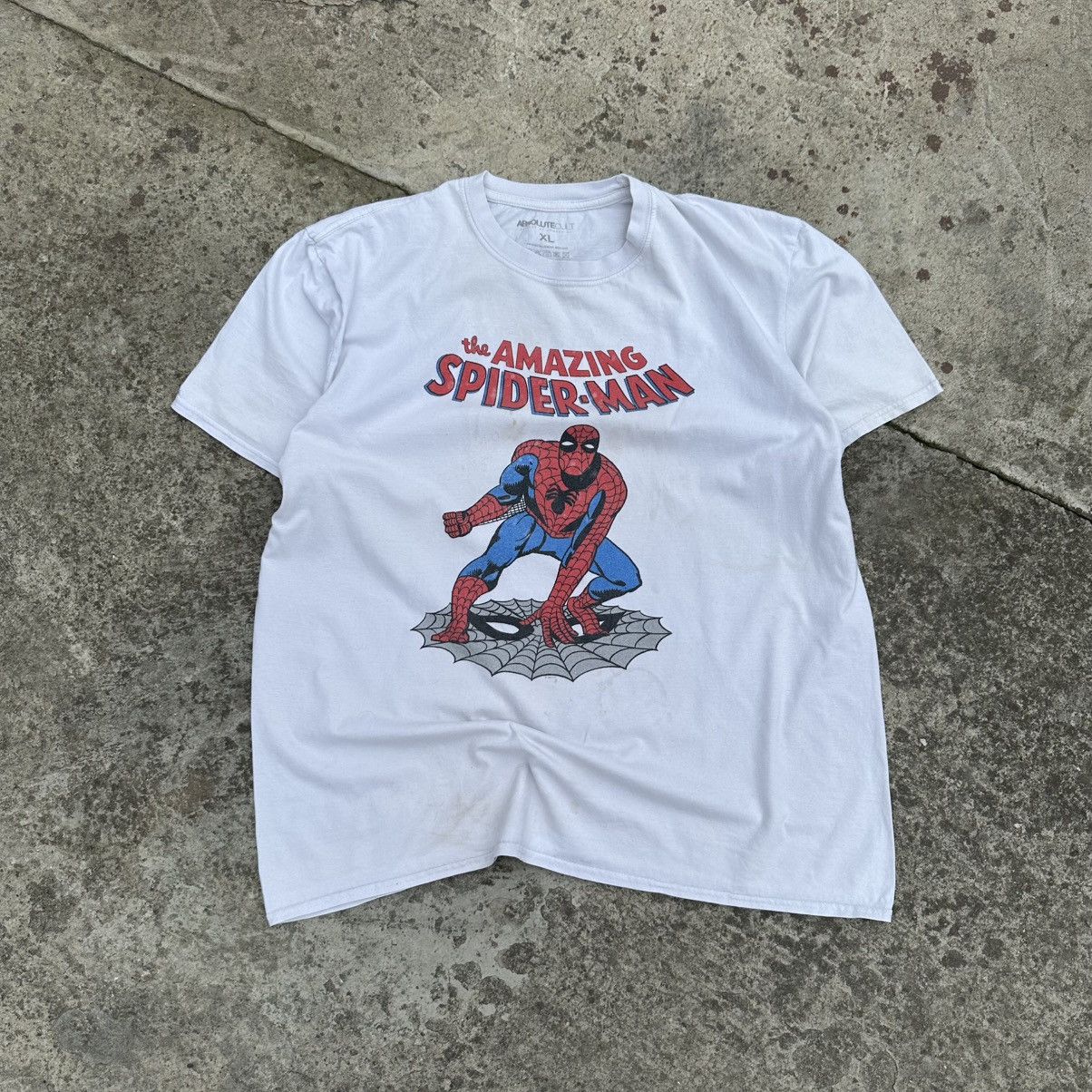 Marvel Comics × Vintage Vintage Adult The Amazing Spider Man T-shirts Big Logo Y2K Size US XL / EU 56 / 4 - 1 Thumbnail