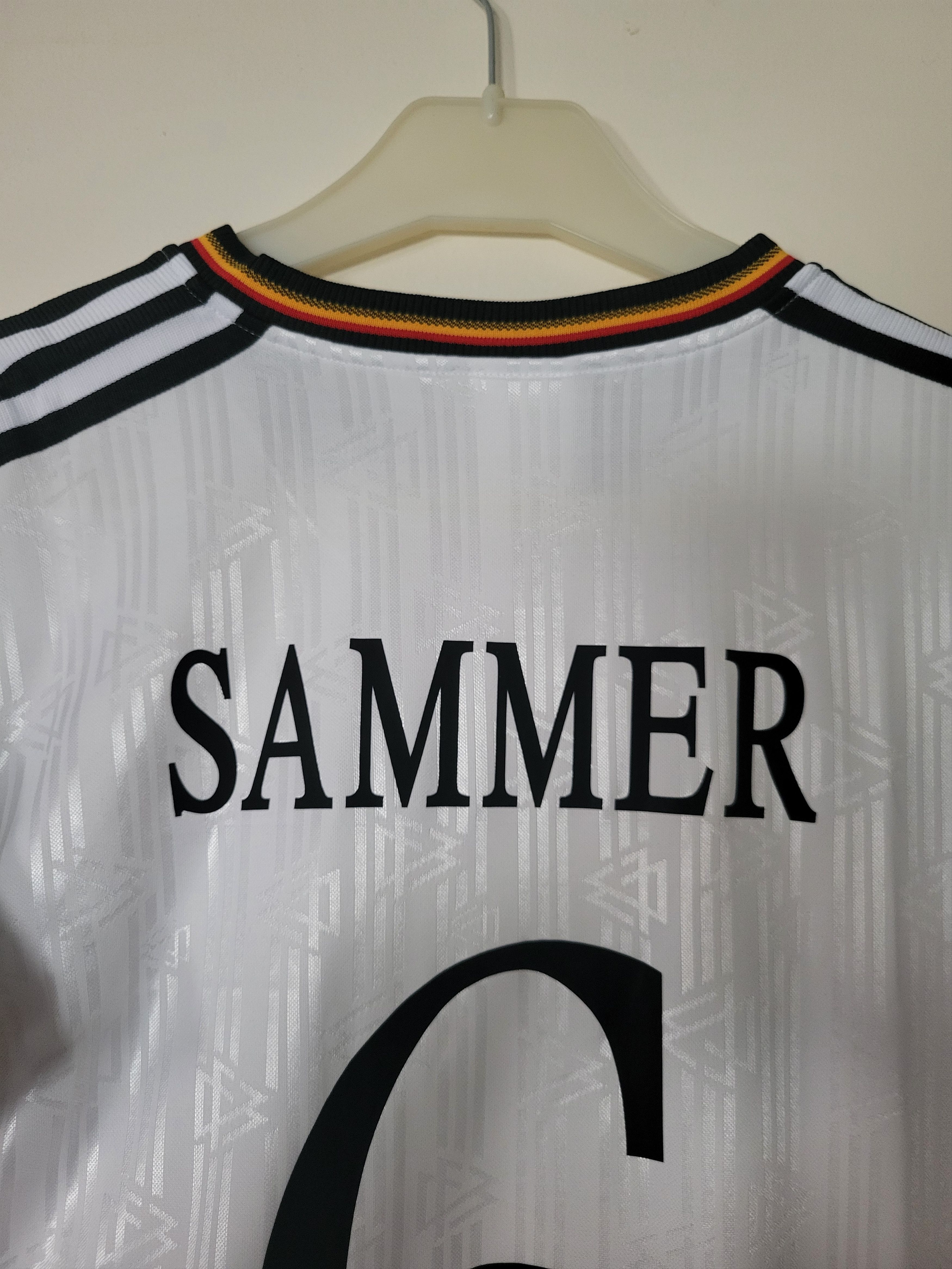 Other Sammer 6 Germany 1996 Vintage Soccer Jersey Trikot Size US L / EU 52-54 / 3 - 2 Thumbnail