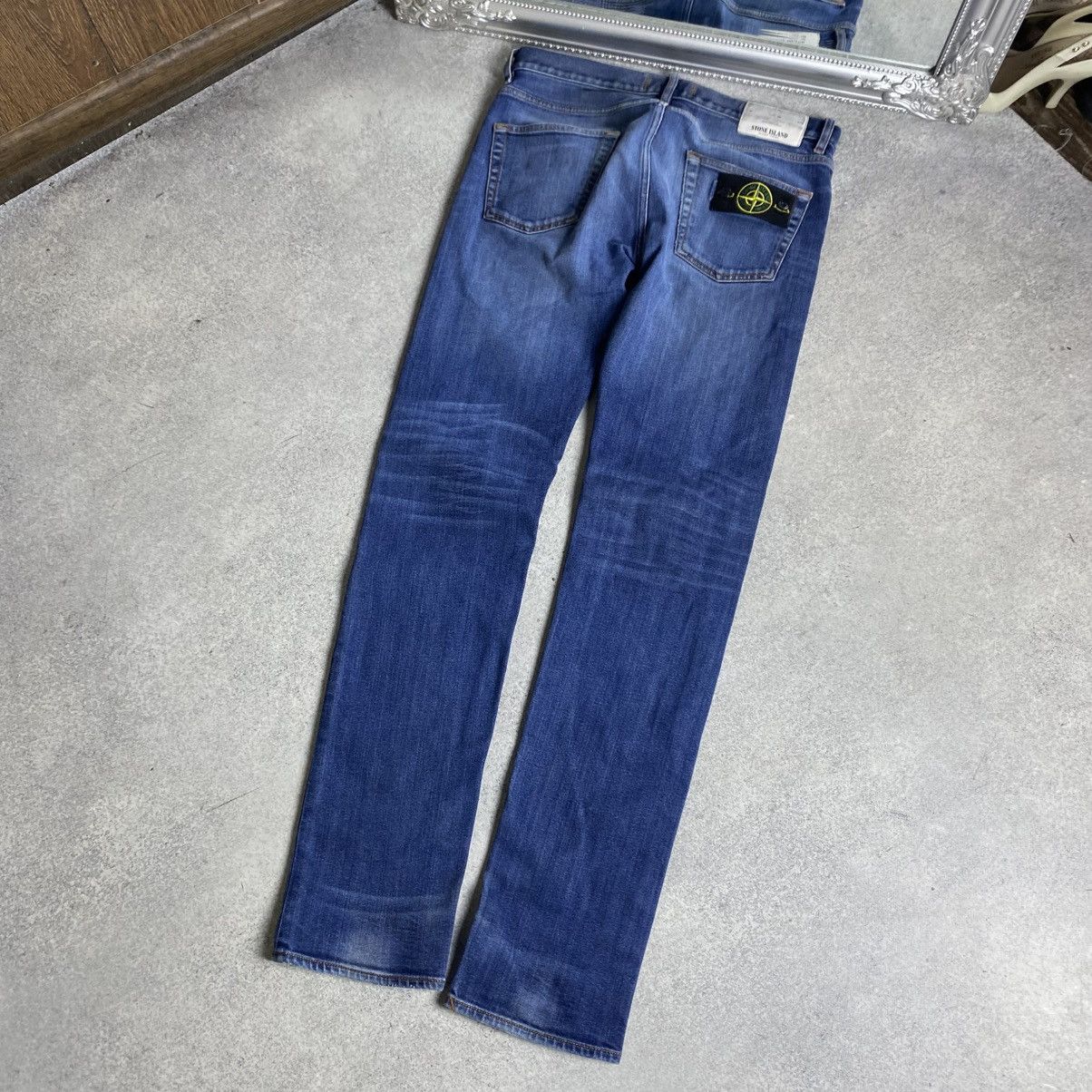 Stone Island Stone Island jeans Italy designer denim streetwear logo 00s Size US 31 - 2 Thumbnail