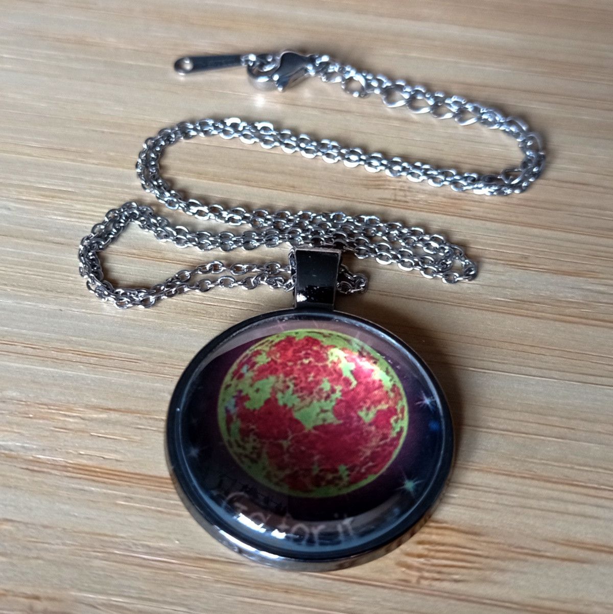 Hysteric Glamour × Japanese Brand × Vintage Punk Tiny Planet SUN Stainless Steel Tan Silver Necklace Size ONE SIZE - 5 Thumbnail