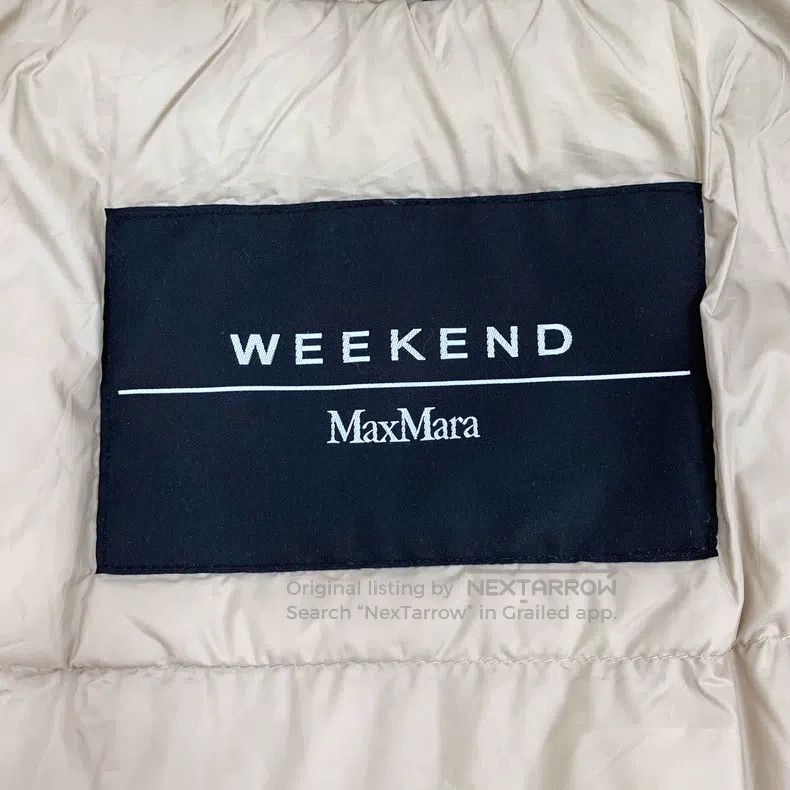 Other Max Mara Oatmeal Teddy Letter Print Stand Collar Zip Long Size S / US 4 / IT 40 - 6 Thumbnail