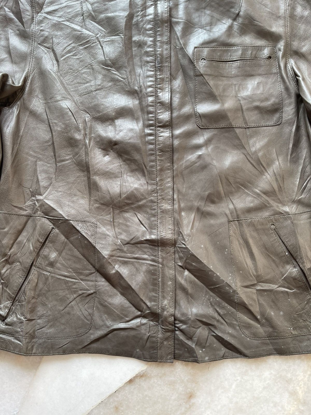 Designer Slyvie Schimmel Lamb Leather Jacket Size US XS / EU 42 / 0 - 13 Thumbnail