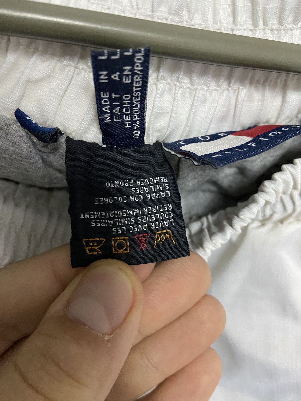 Tommy Hilfiger × Vintage Tommy Hilfiger vintage nylon pants logo skate casuals Size US 36 / EU 52 - 6 Thumbnail