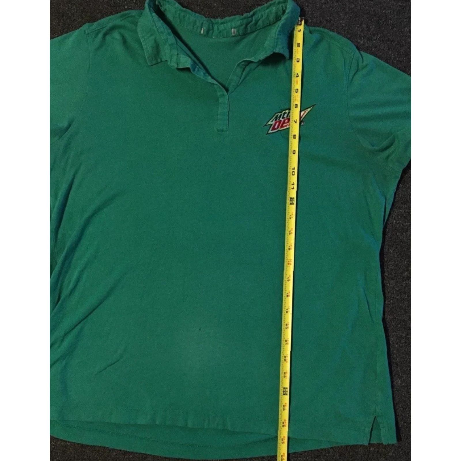 Vintage Vtg Mountain Dew Faded Promo Polo Shirt M Soda Junk Food Coke Grunge 90s Y2K Size US M / EU 48-50 / 2 - 8 Thumbnail