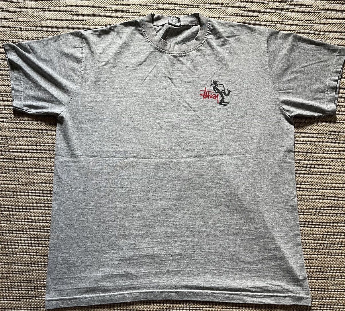 Stussy × Vintage 90s Stussy Jazz Vintage Tee shirt Made in USA